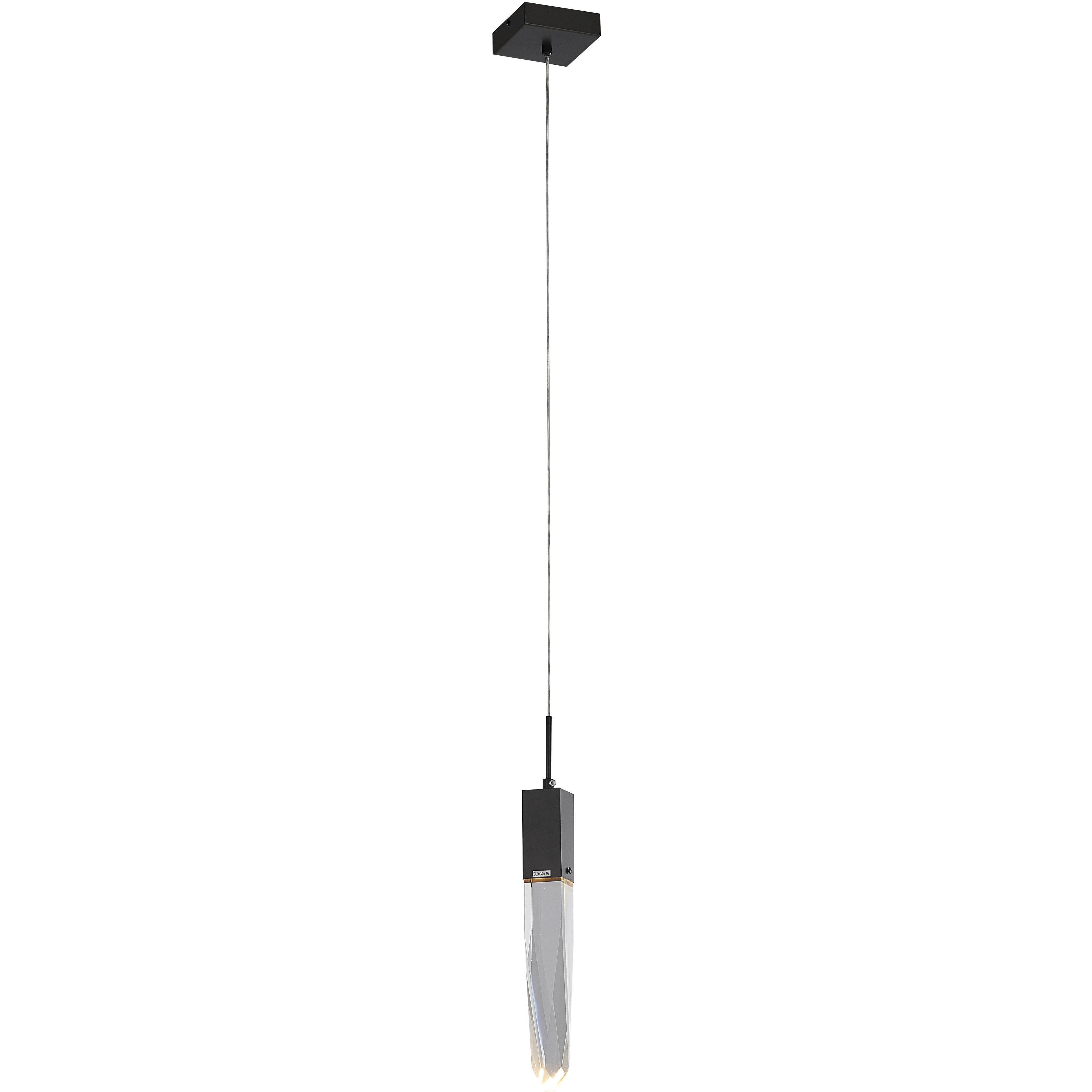 Canada 1 Light 4.72 inch Matte Black Pendant Ceiling Light