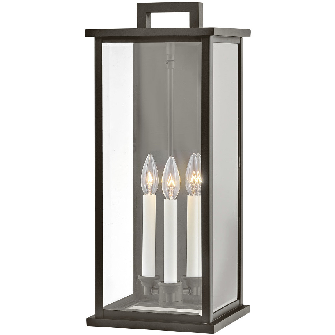 Estate Series Weymouth Outdoor Wall Mount Lantern in Oil Rubbed Bronze, Large