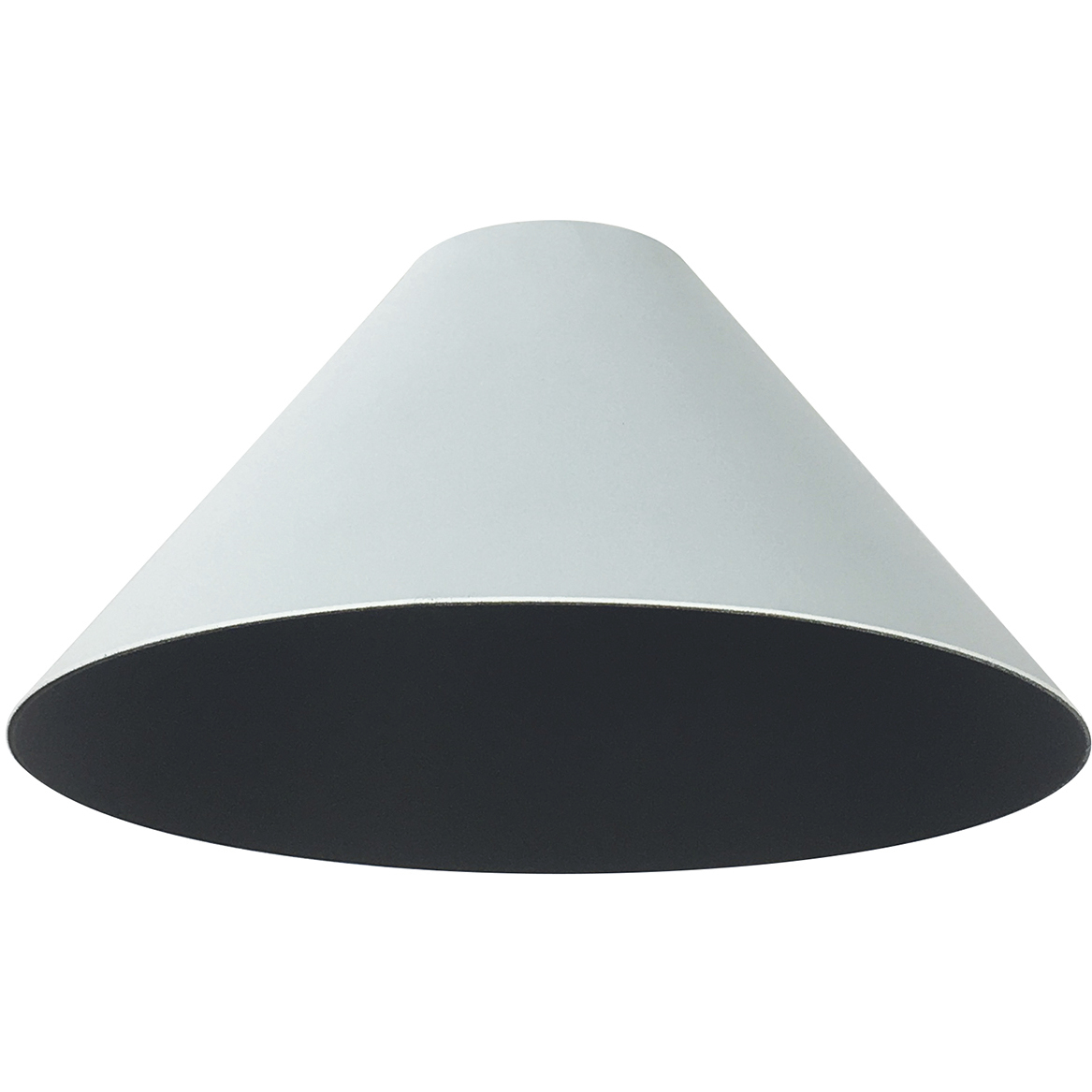 iLENE White with Black 8 inch Cylinder Shade in White / Black