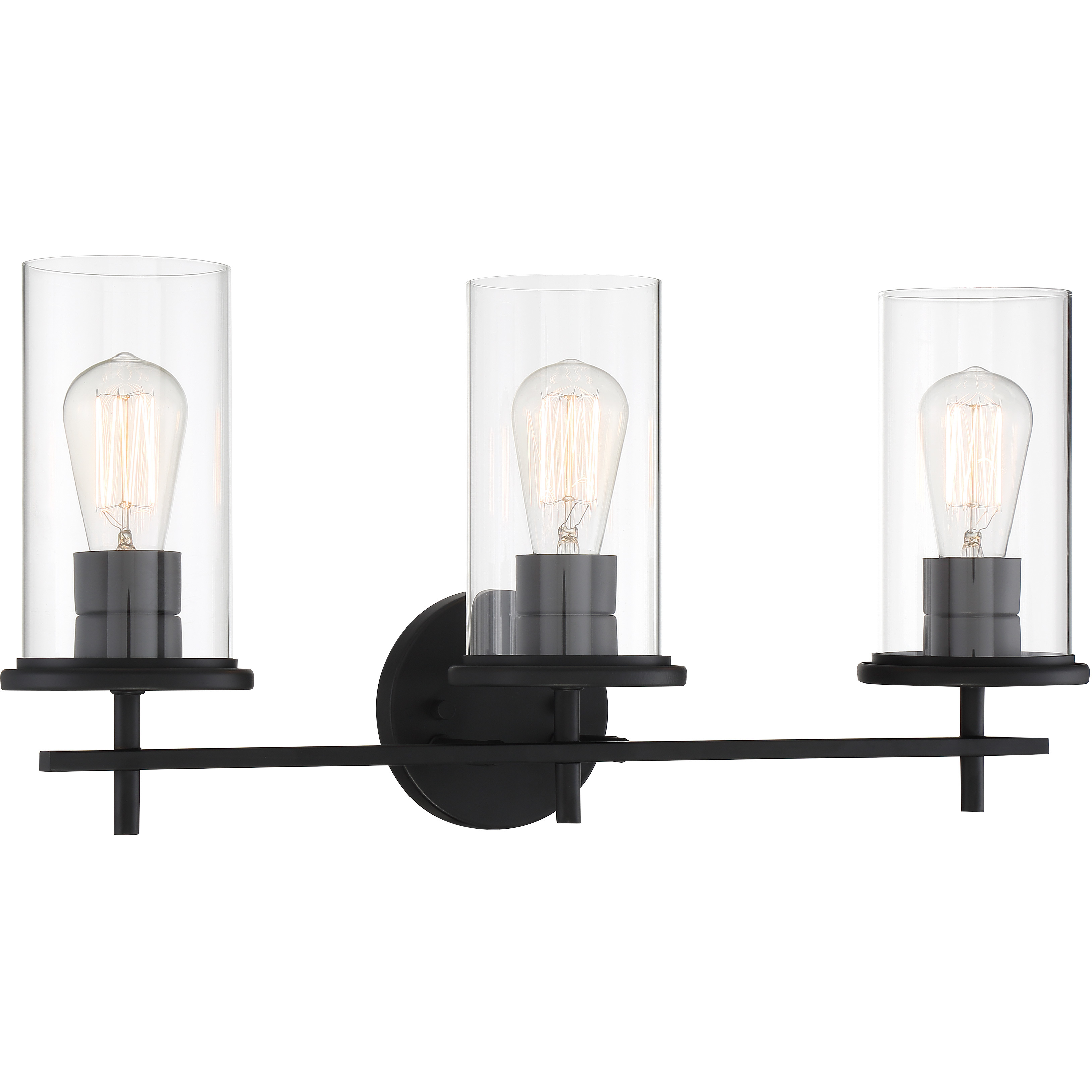 Haisley 3 Light 23 inch Coal Bath Light Wall Light