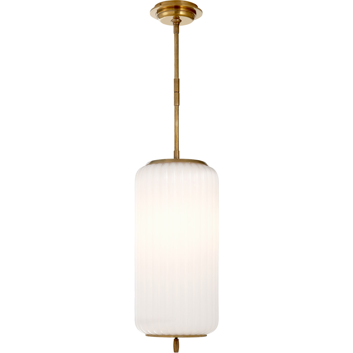 Thomas O'Brien Eden 3 Light 9 inch Hand-Rubbed Antique Brass Pendant Ceiling Light