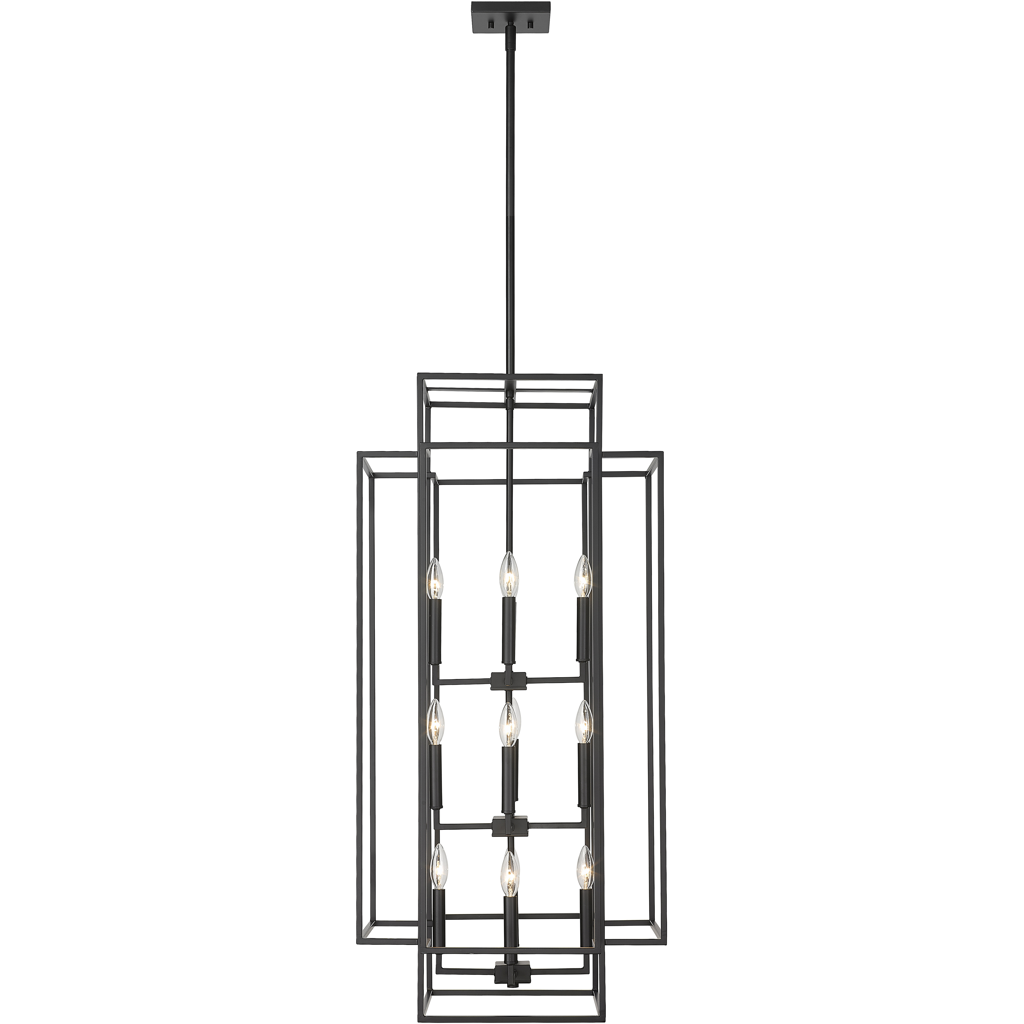Titania 12 Light 20 inch Matte Black Chandelier Ceiling Light