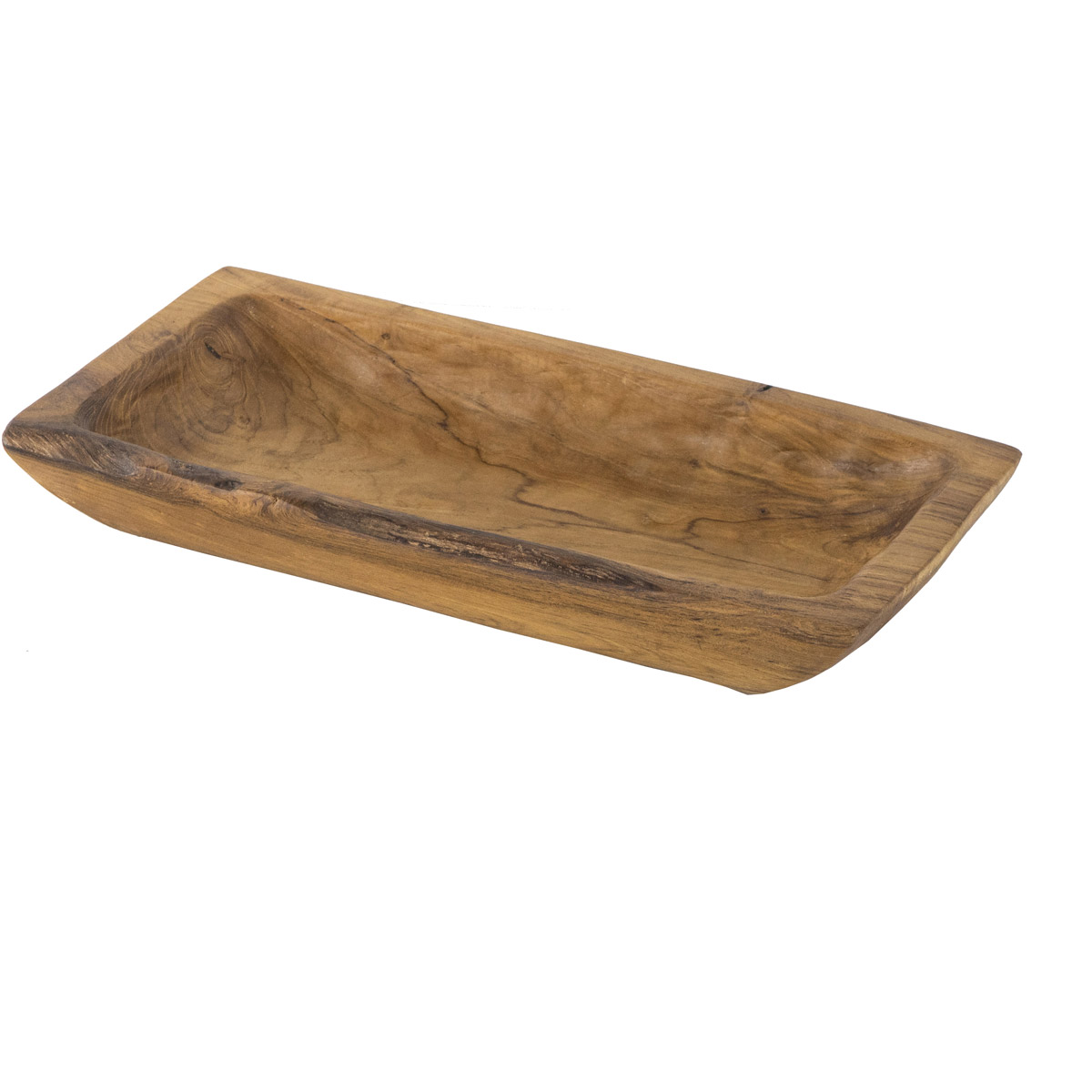Rectangular Teak Natural Tray