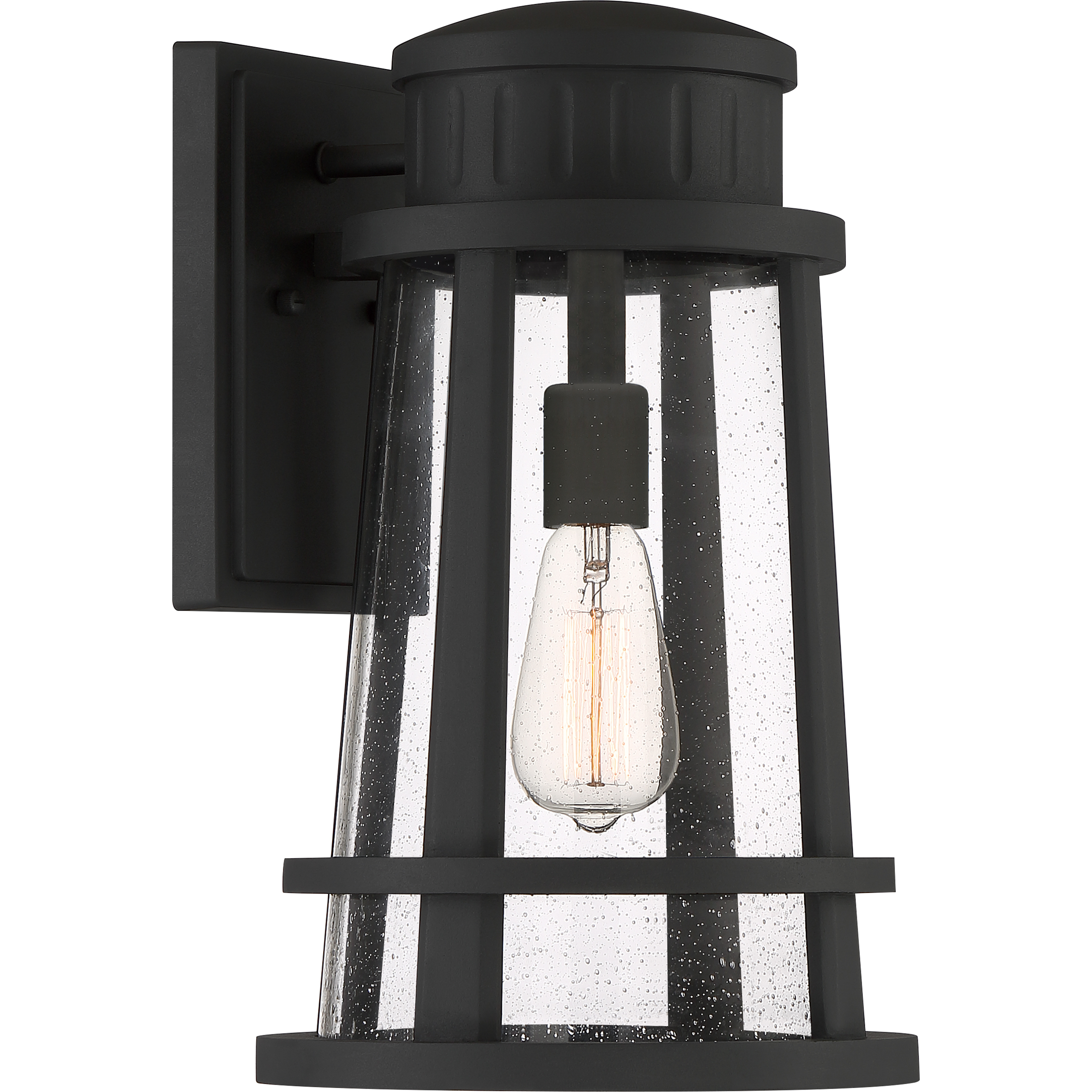 豊富なギフト inch 16 Light 1 Dunham DNM8410EK Quoizel Earth Outdoor Black ジャケット・アウター