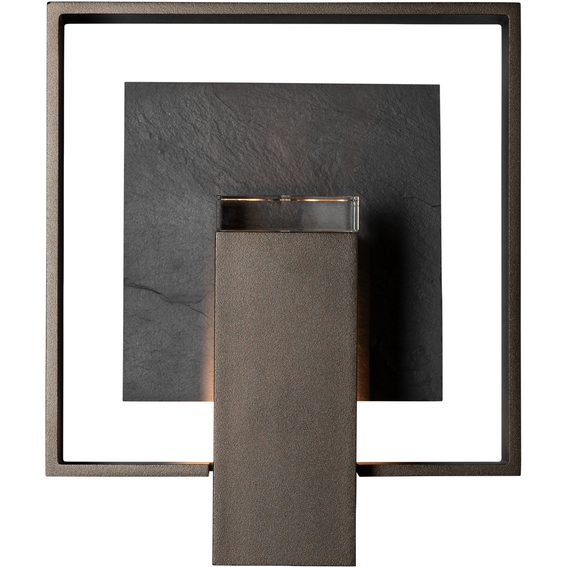 Shadow Box 1 Light 8.5 inch Coastal Bronze Outdoor Sconce, Small