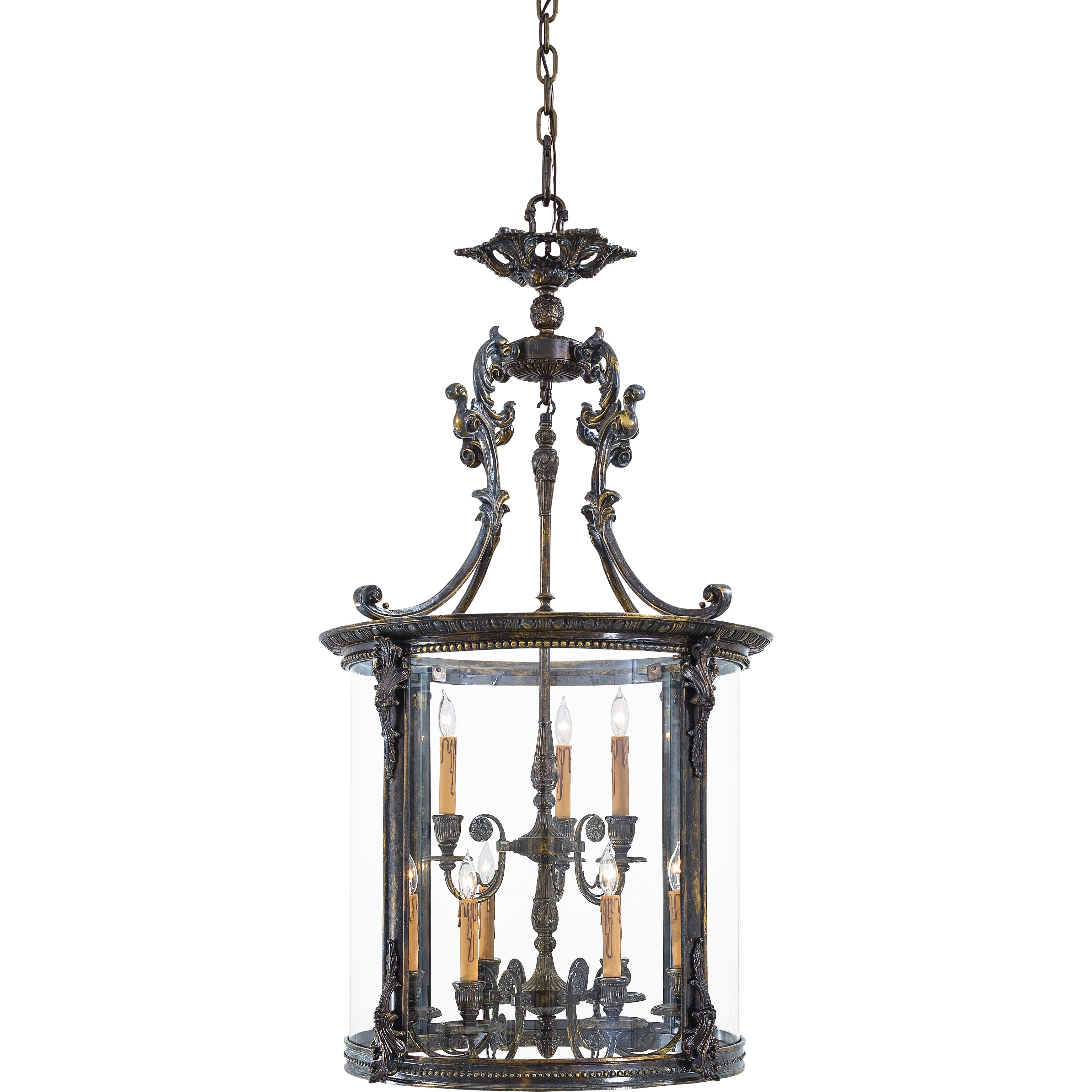 Metropolitan Family Collection 9 Light 26.5 inch French Oxide Pendant Ceiling Light