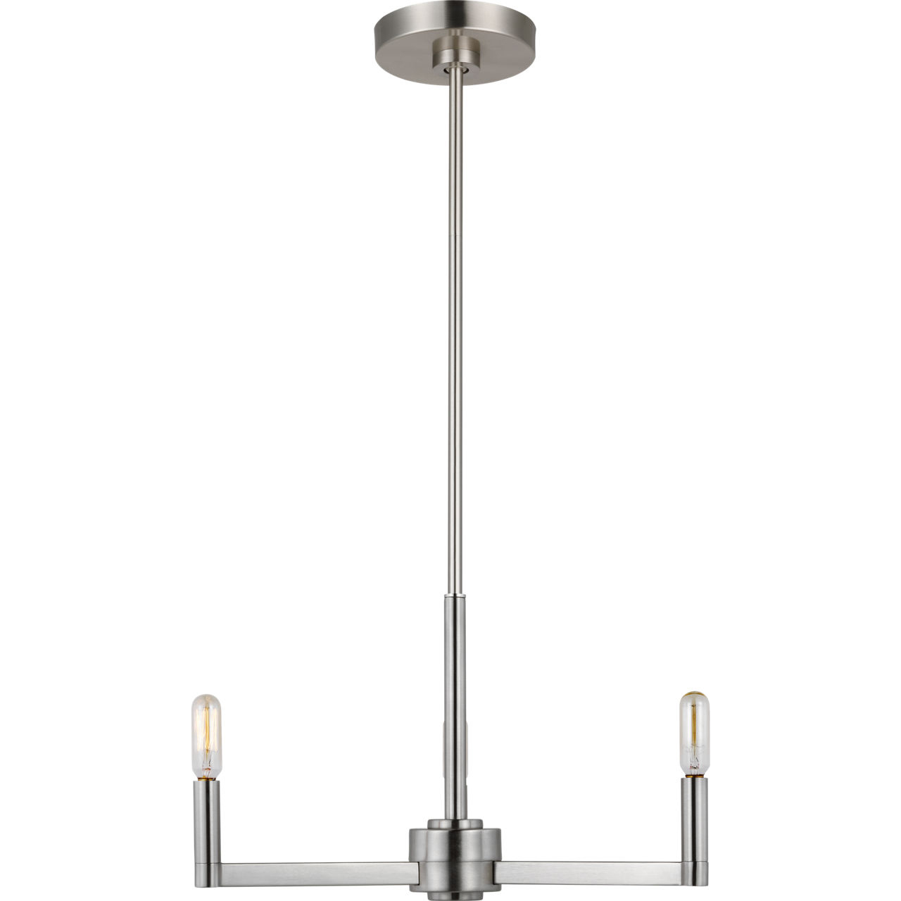 Fullton 3 Light 10 inch Brushed Nickel Chandelier Ceiling Light