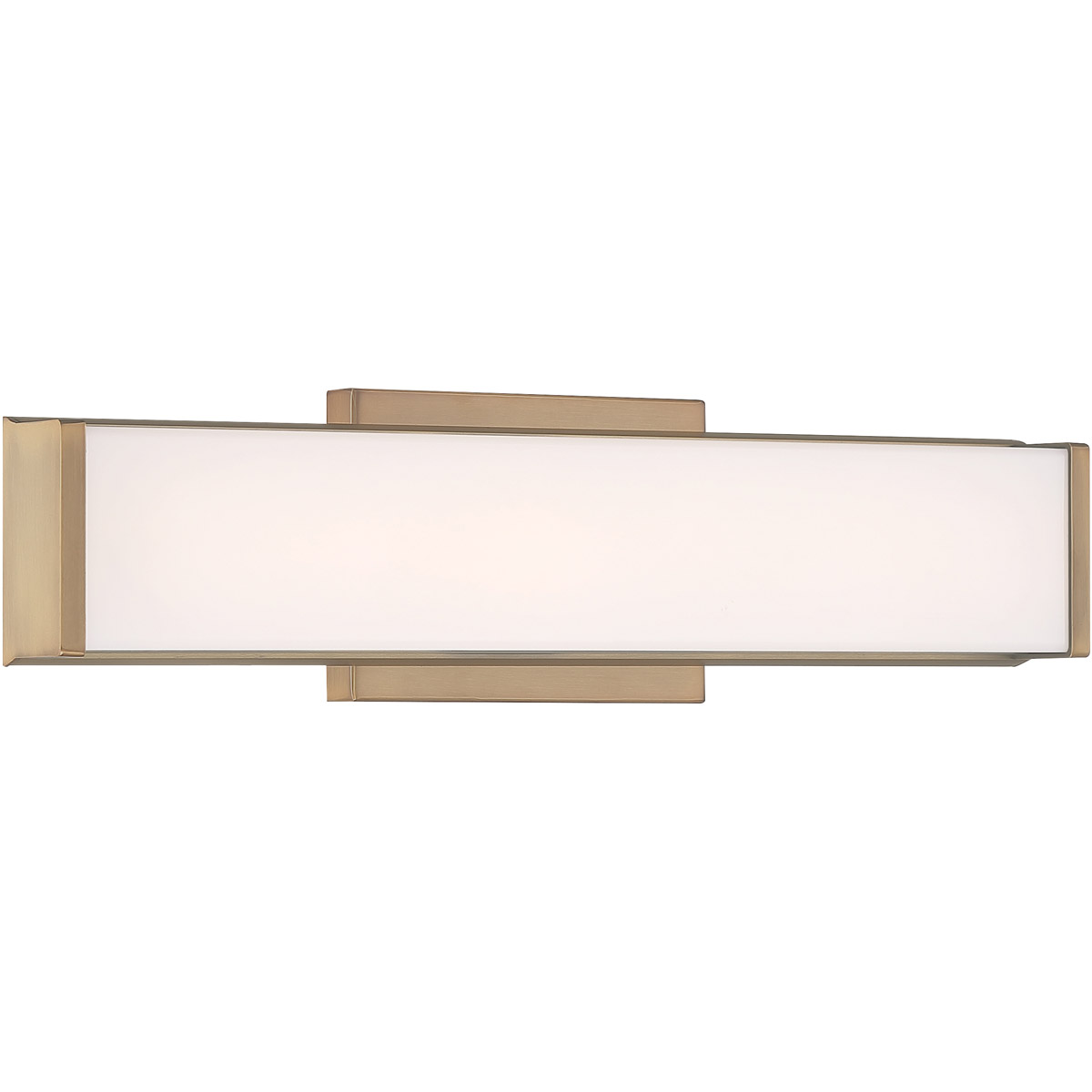 Citi LED 48 inch Antique Brushed Brass LED Vanity Light Wall Light