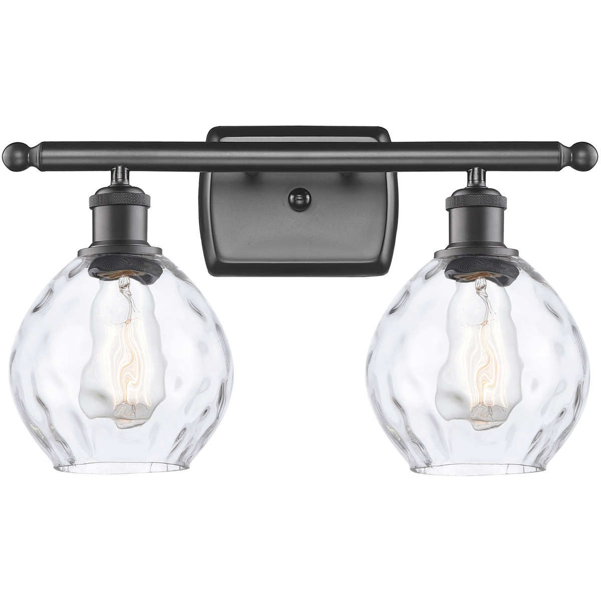 Ballston Small Waverly 2 Light 16 inch Oil Rubbed Bronze Bath Vanity Light Wall Light, Ballston