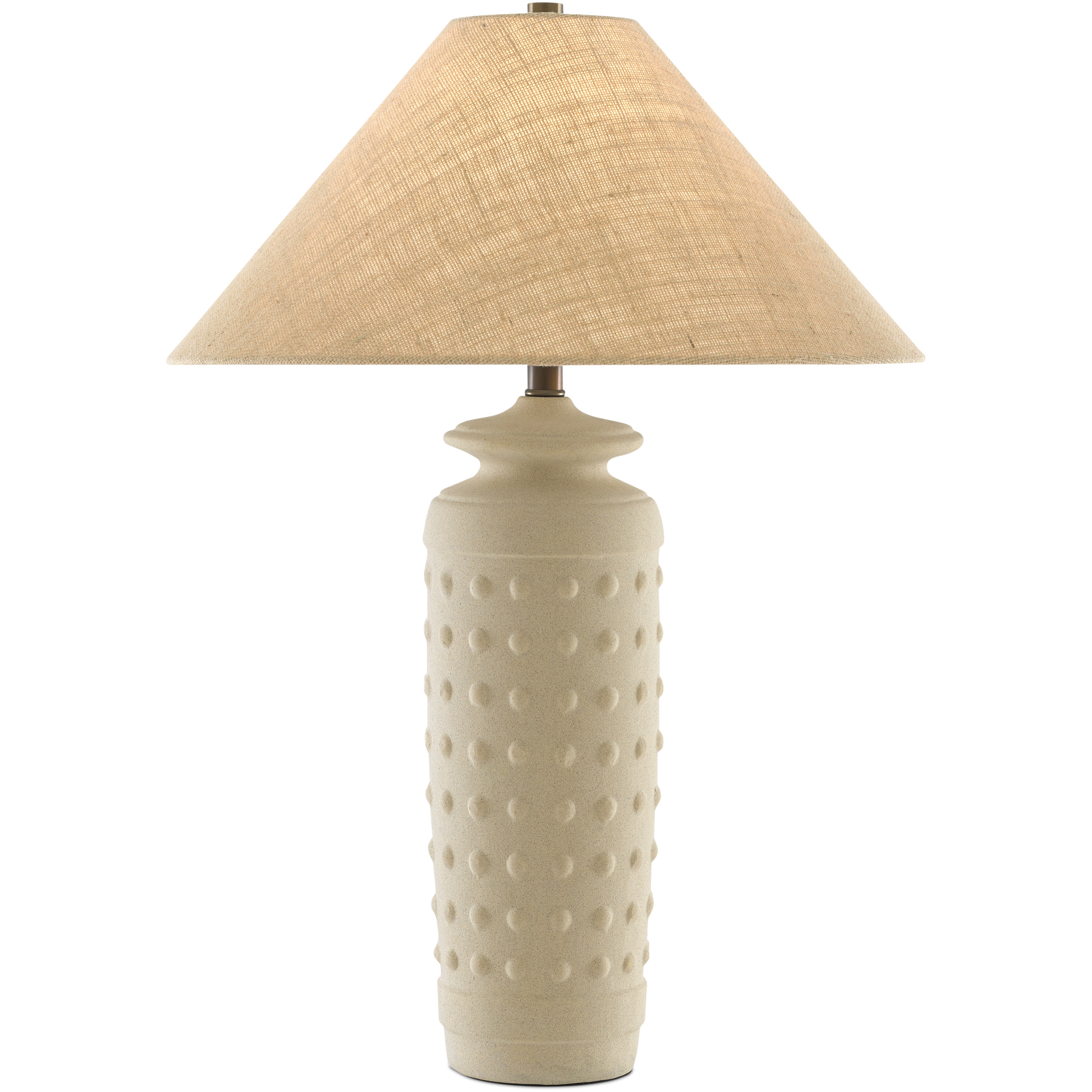 Sonoran 28 inch 150 watt Sand/Brass Table Lamp Portable Light