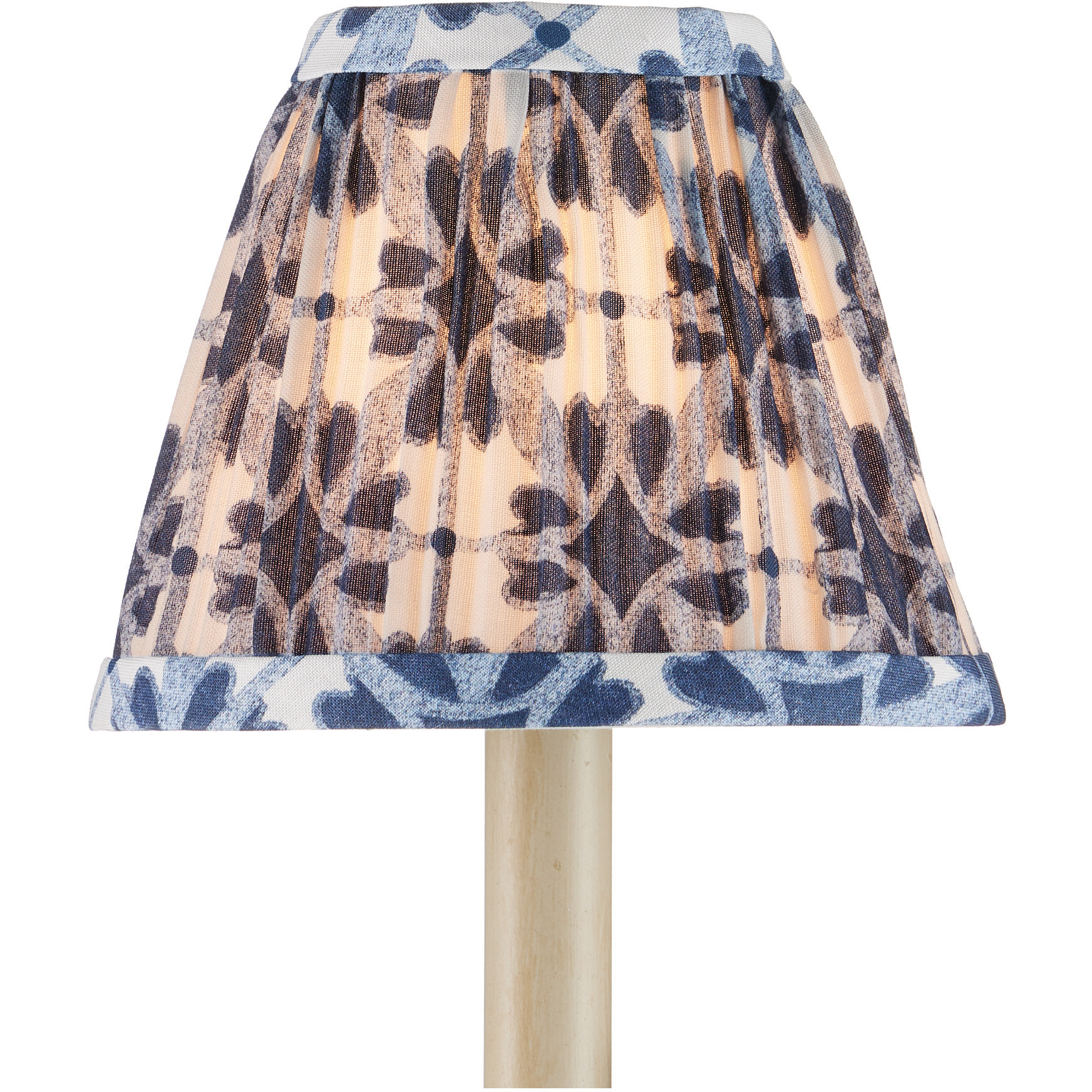 Pembrook Blue and Ivory 6 inch Chandelier Shade