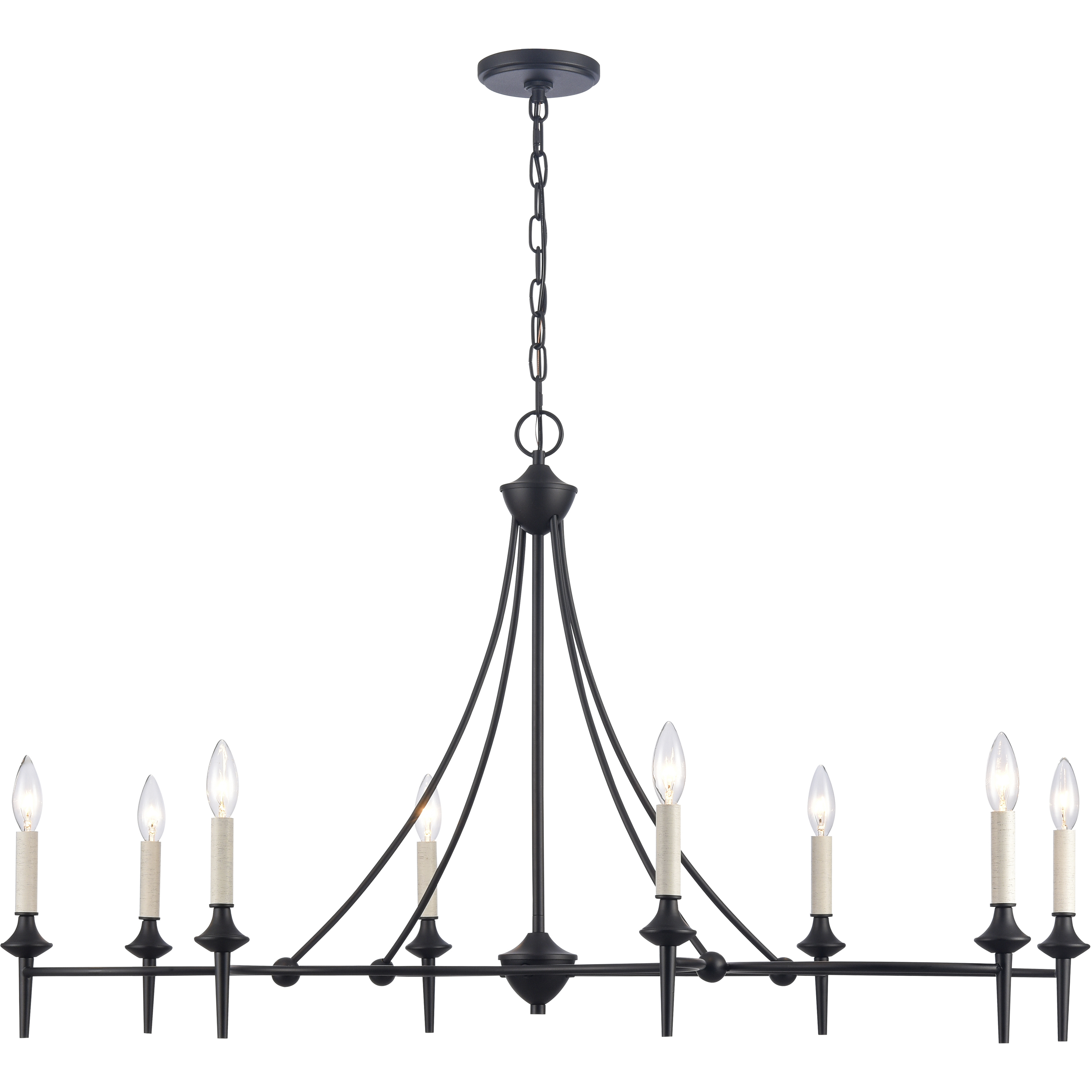 Linear Chandelier For Vaulted Ceiling | Shelly Lighting