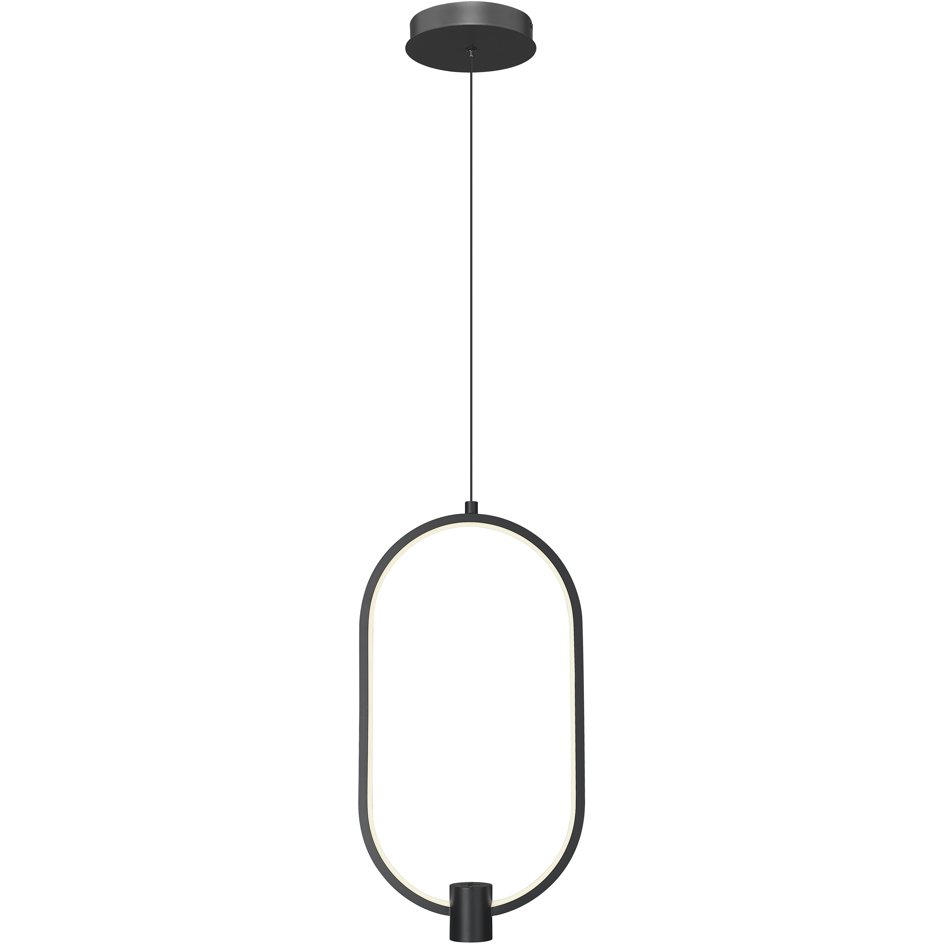 Saros LED 10.25 inch Matte Black Pendant Ceiling Light