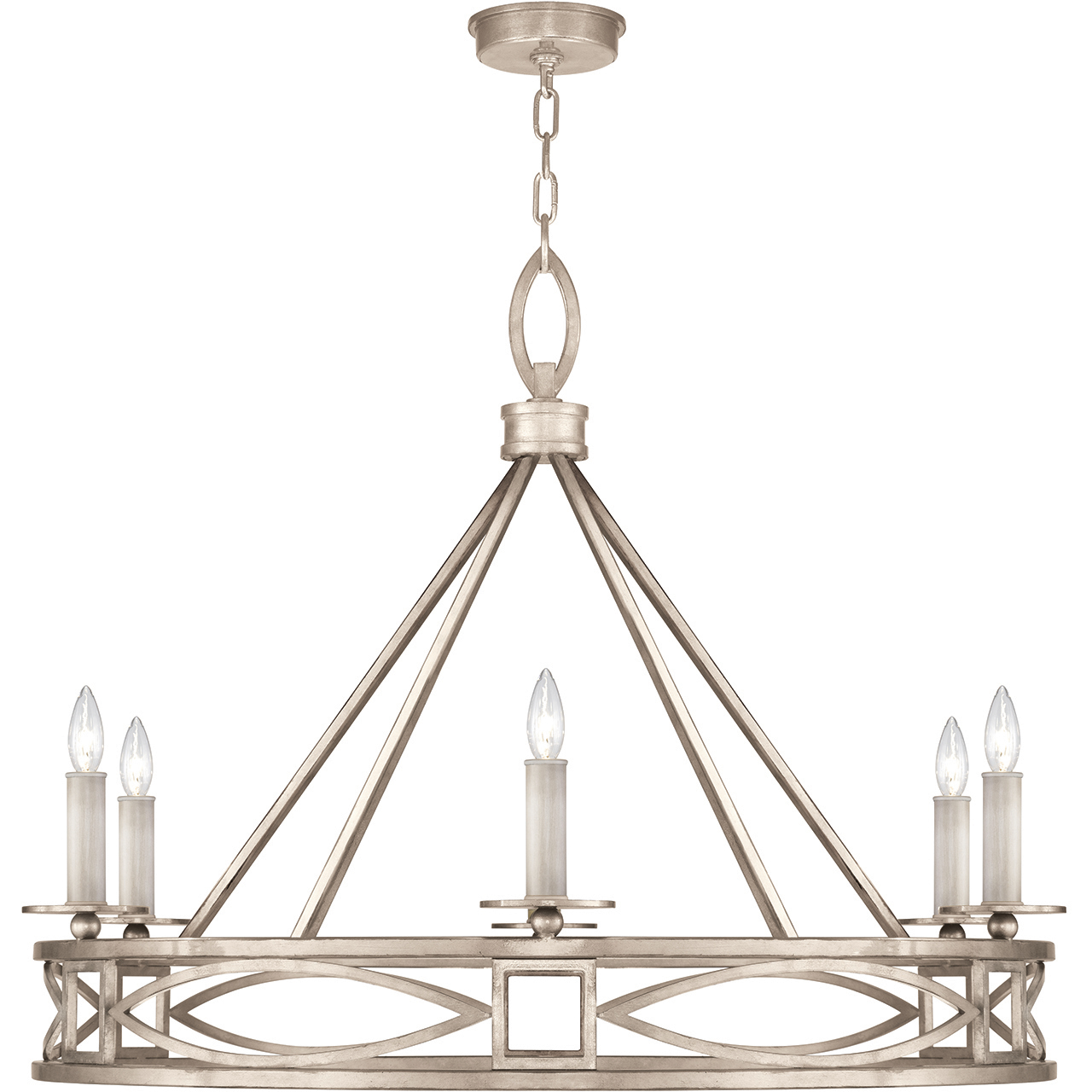 Cienfuegos 6 Light 37.5 inch Gray Chandelier Ceiling Light