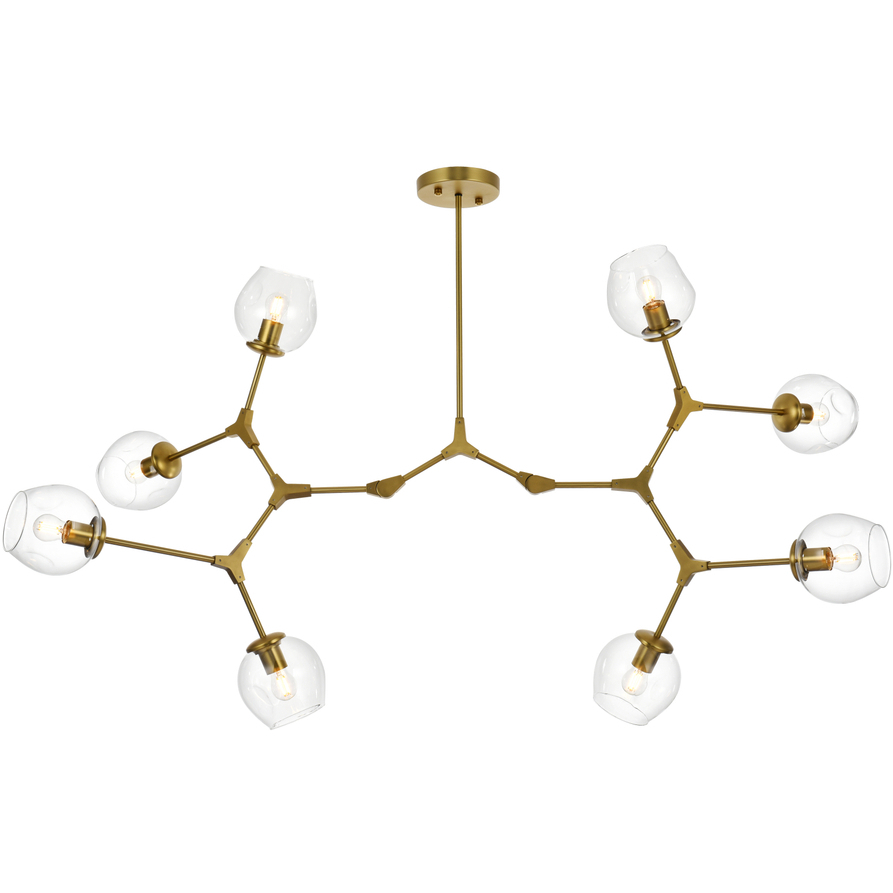 Cavoli 8 Light 32 inch Brass Chandelier Ceiling Light