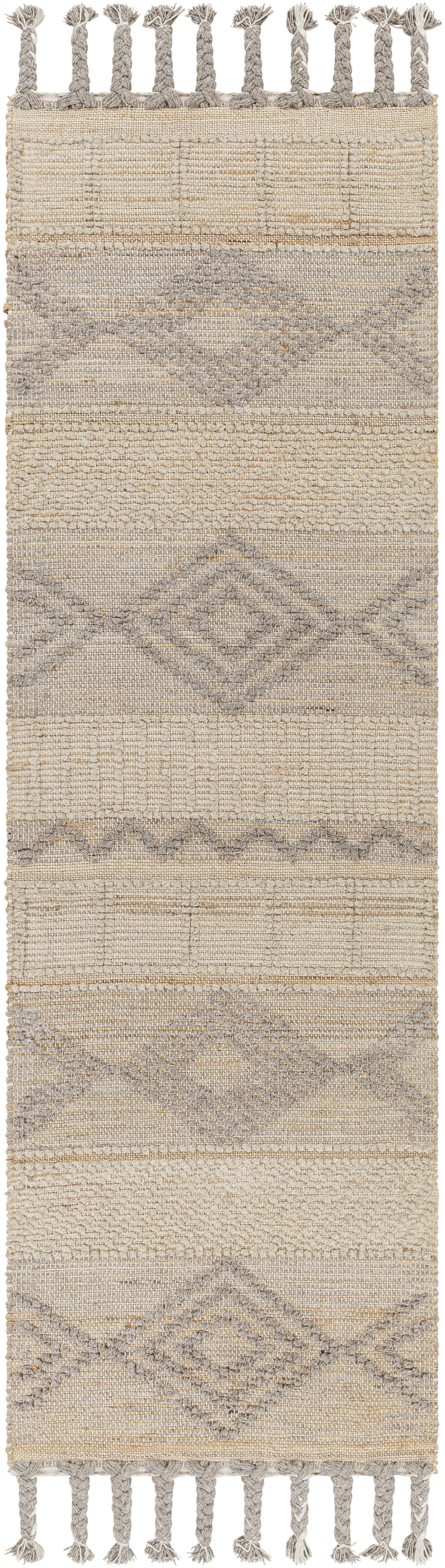 Preston 96 X 30 inch Tan Rug in 2.5 x 8, Runner