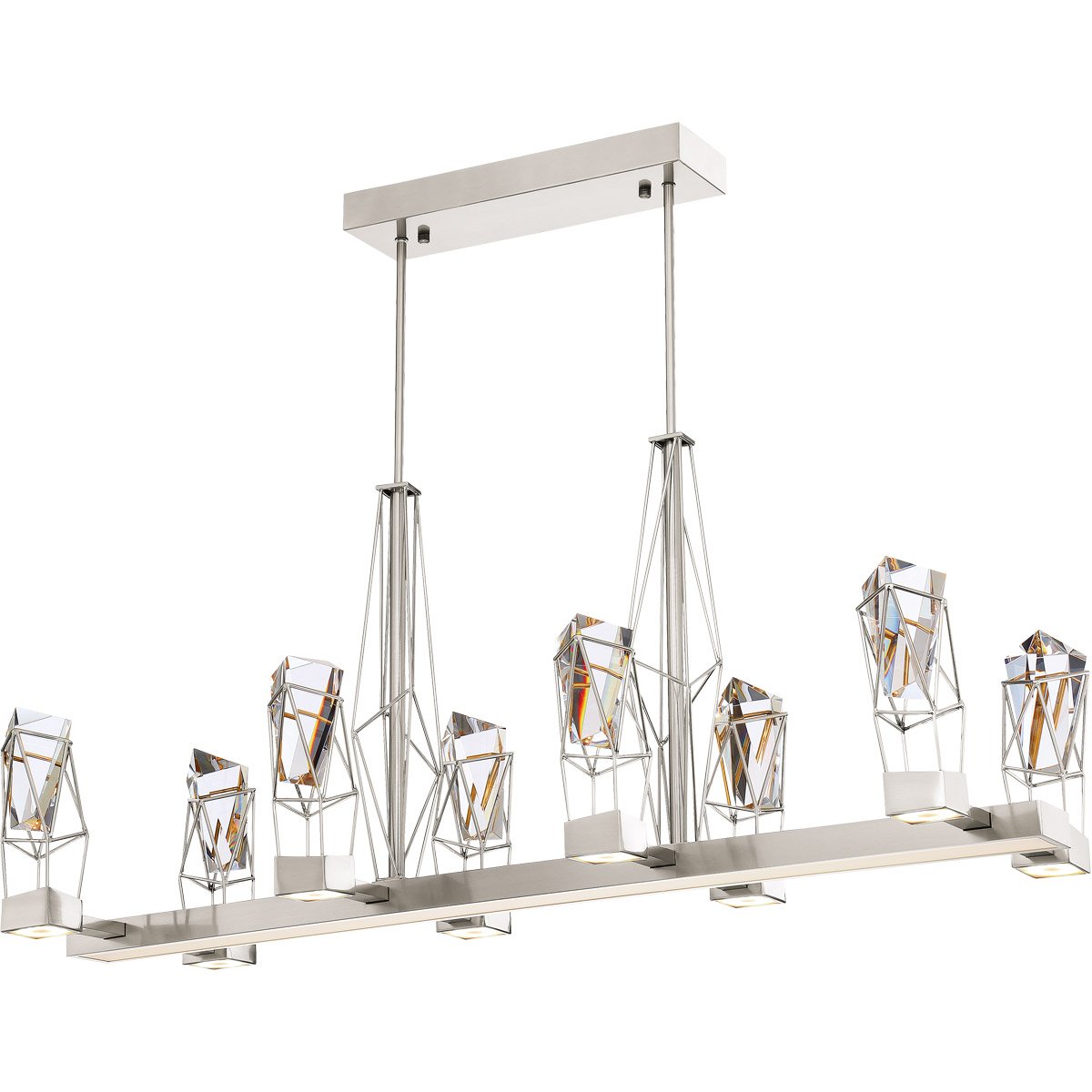 Zeev Lighting CD10255/LED/SN Gem LED 18 inch Satin Nickel