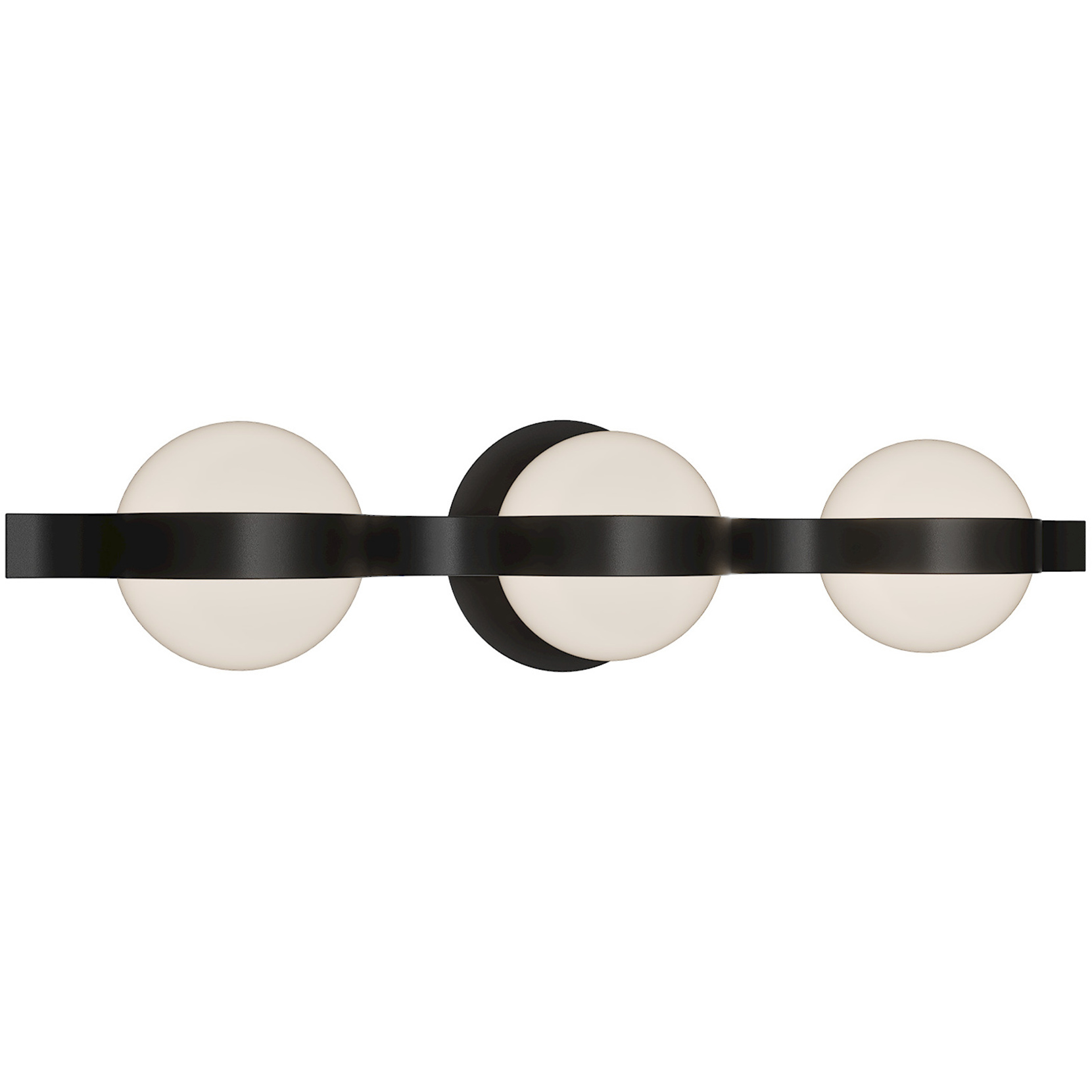 Ellaria LED 25 inch Black Bath Vanity & Wall Light, dweLED