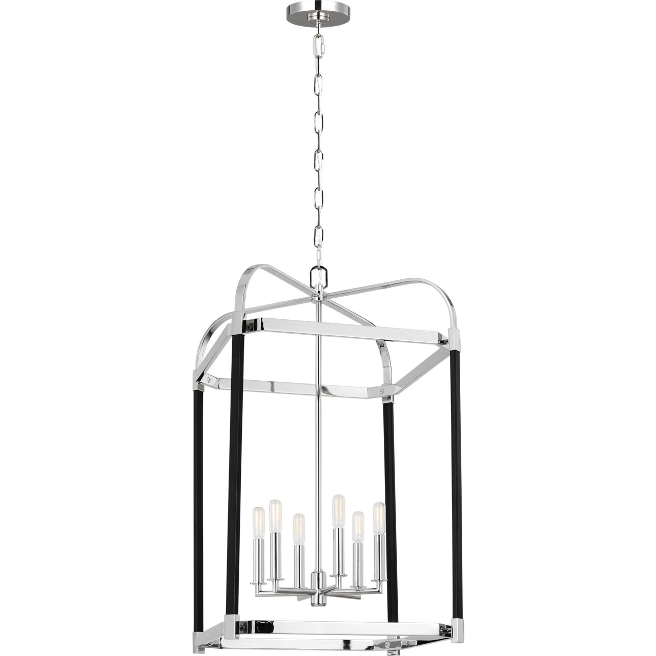 Hadley 6 Light 18 inch Polished Nickel Pendant Ceiling Light