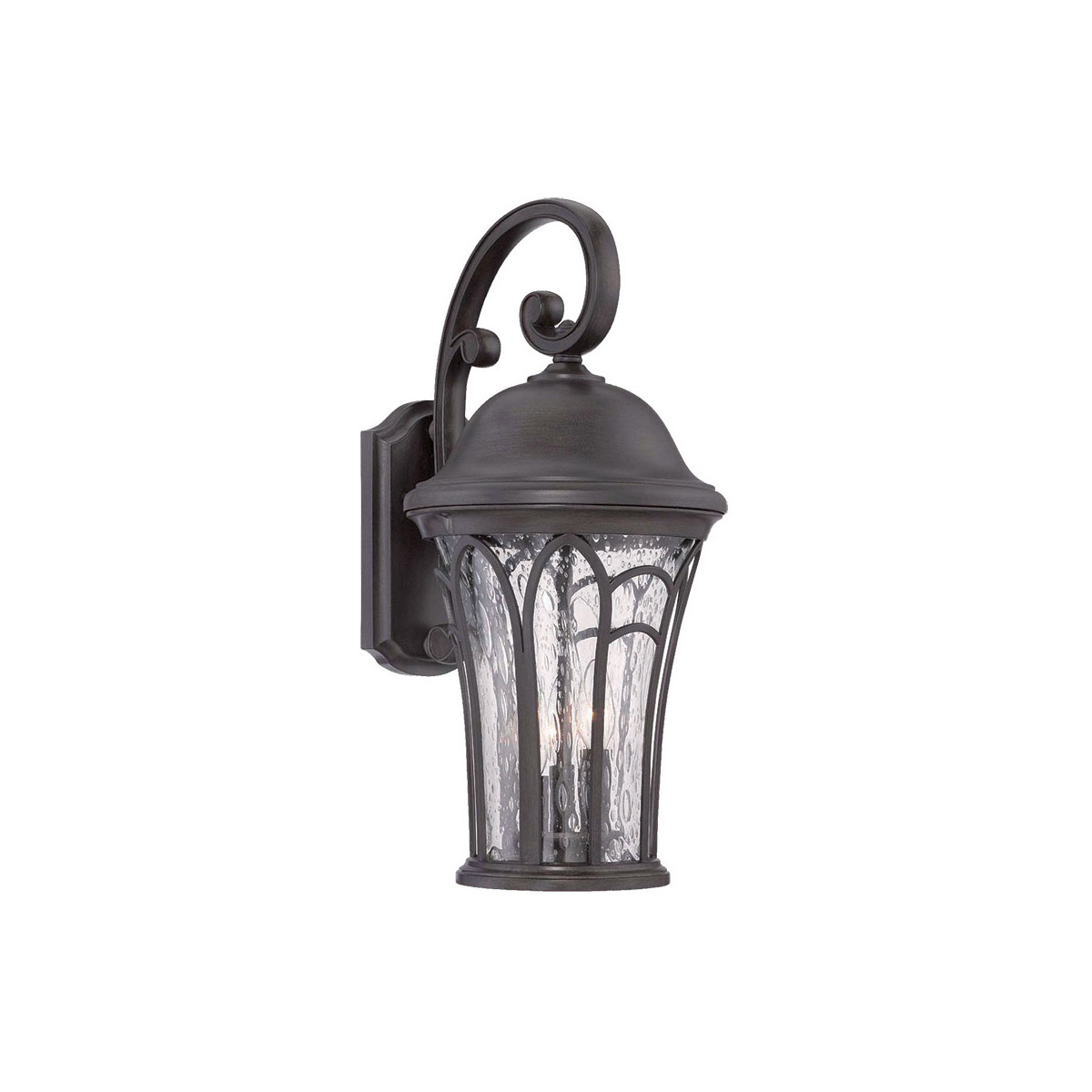 Highgate 1 Light 16 inch Black Coral Exterior Wall Mount