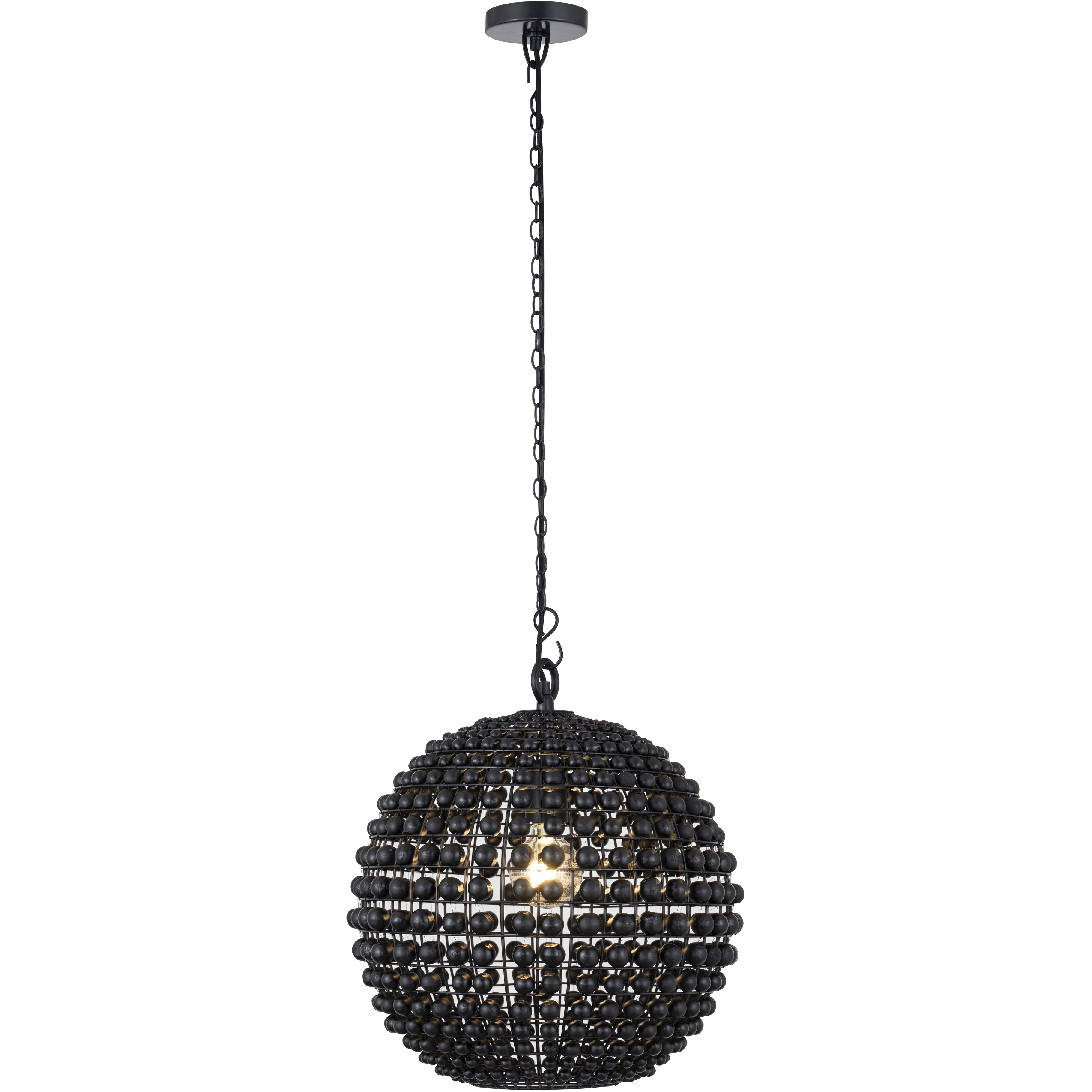 Burkley 1 Light 16 inch Matte Black Pendant Ceiling Light