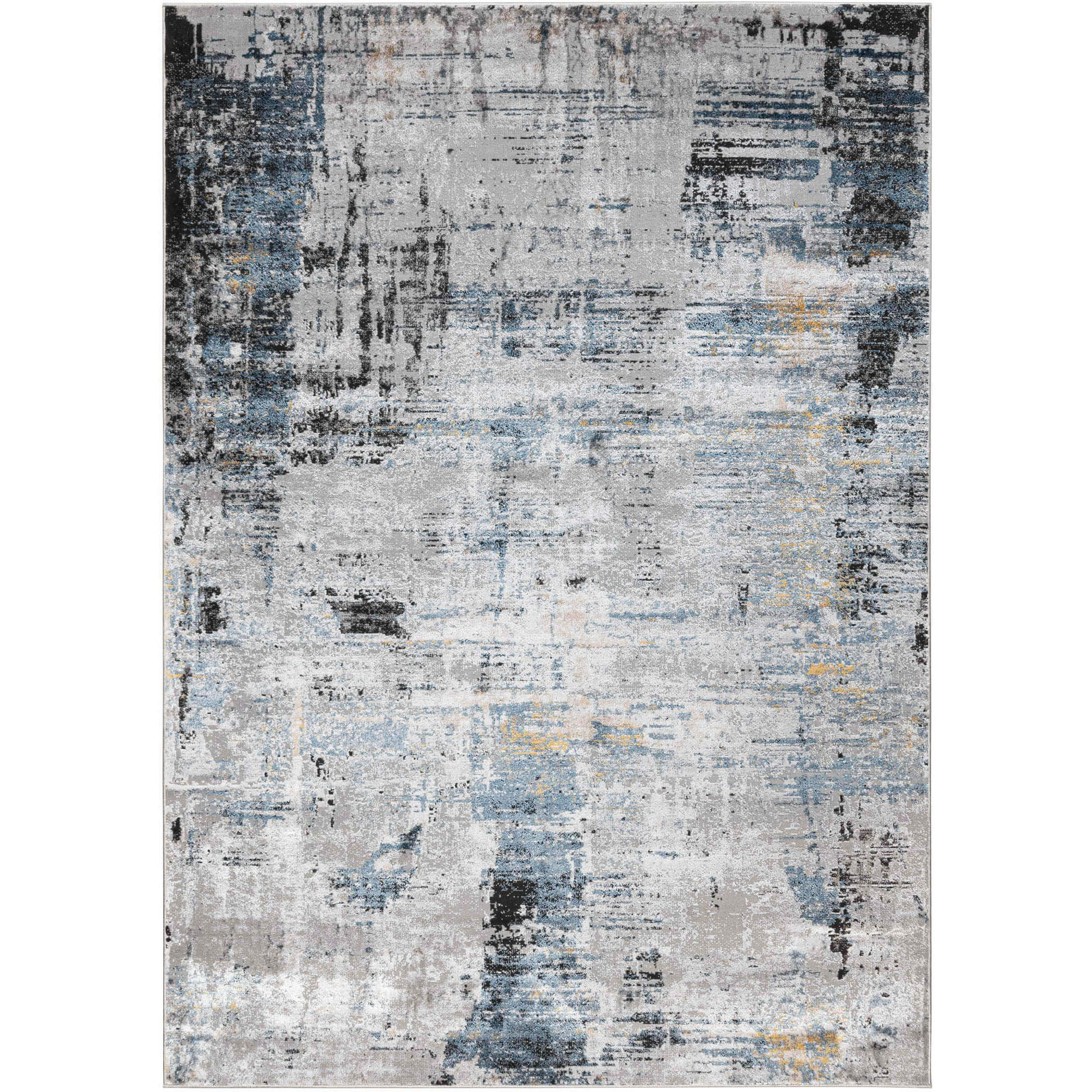Darica 36 X 24 inch Blue Rug in 2 x 3