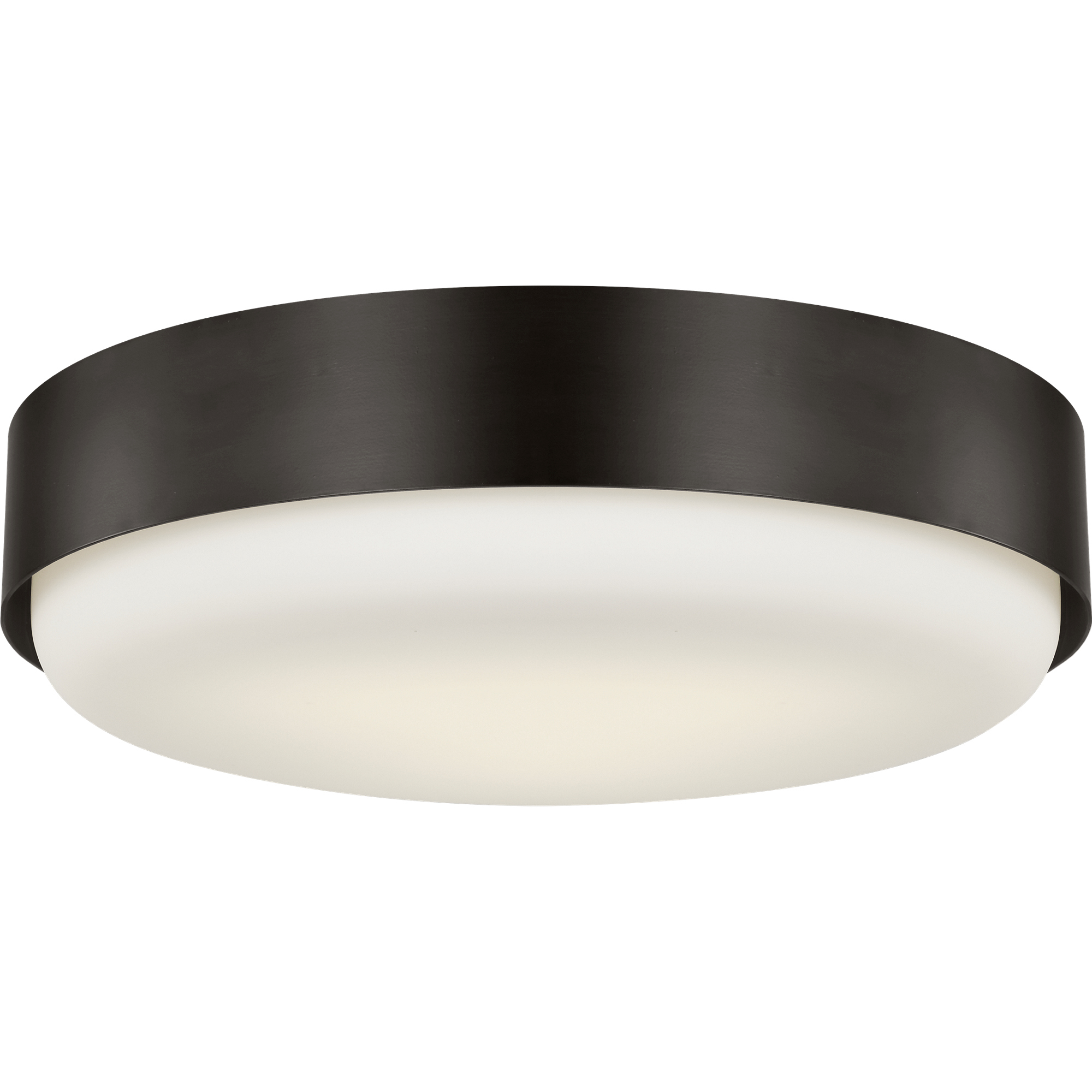 Richard June Aurelle 3 Light 17.25 inch Aged Iron Flush Mount Ceiling Light in LED