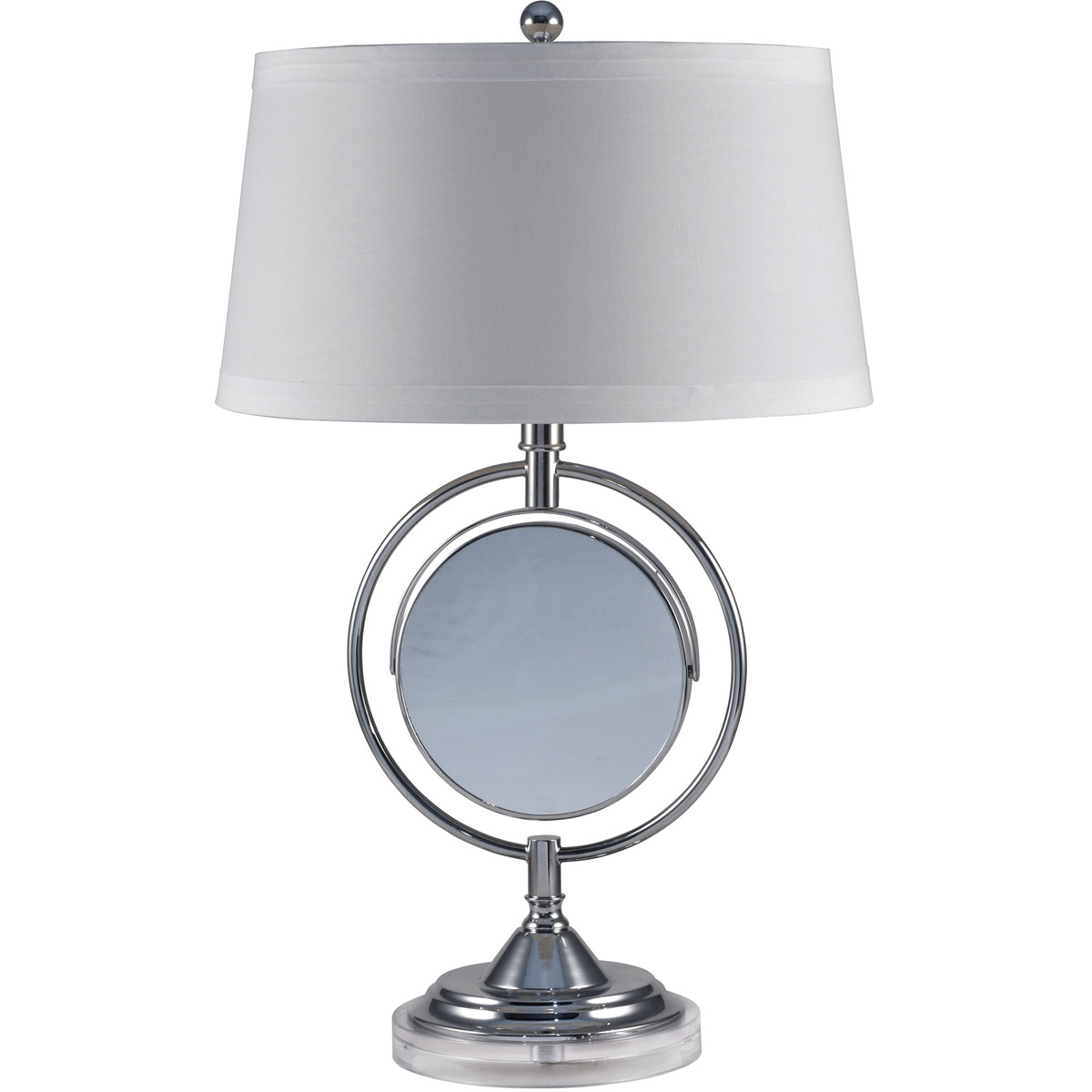 Springdale 25 inch 100.00 watt Chrome Table Lamp Portable Light