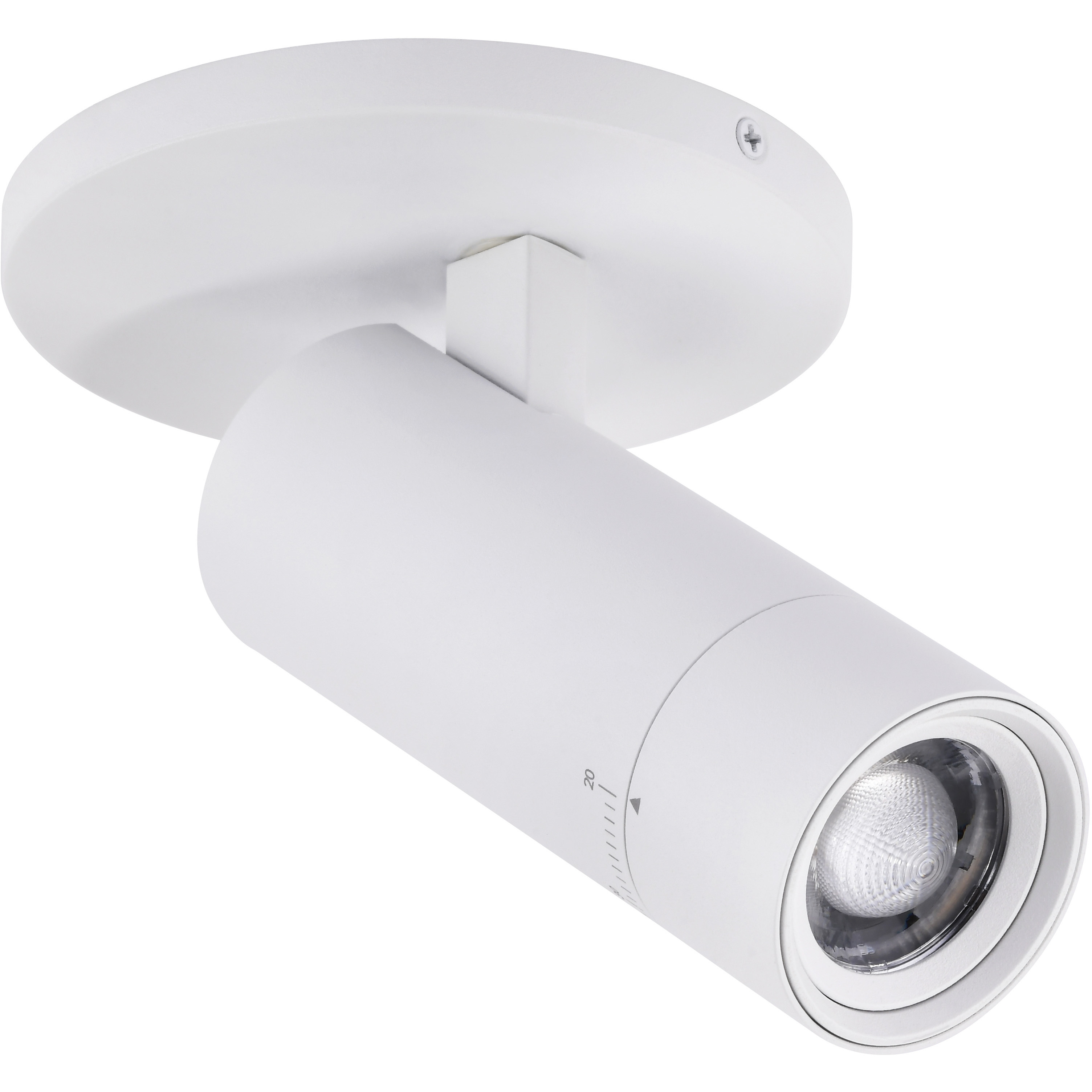 Brentwood LED 4.6 inch Matte White Flush Mount Ceiling Light