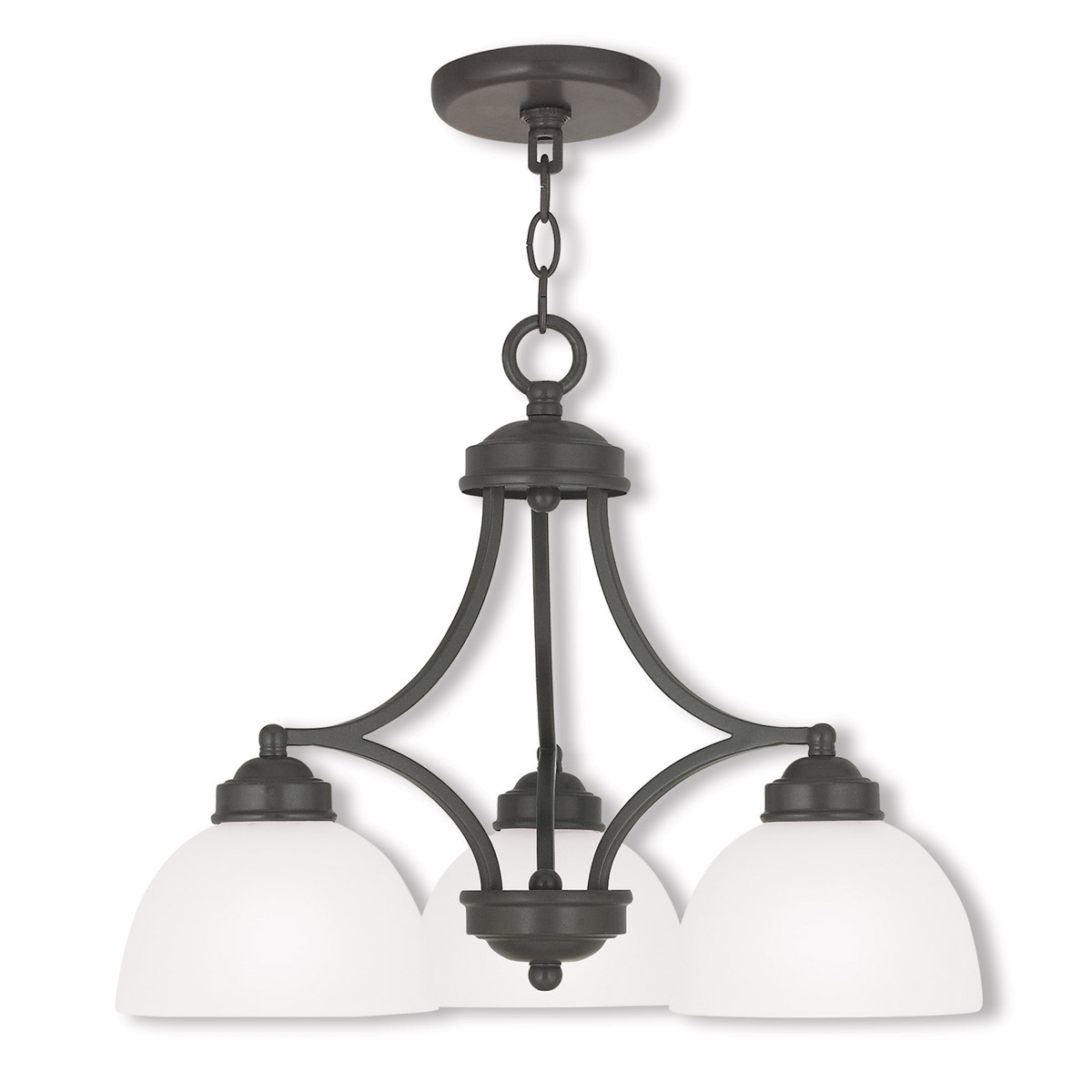 Somerset 3 Light 20 inch English Bronze Dinette Chandelier Ceiling Light