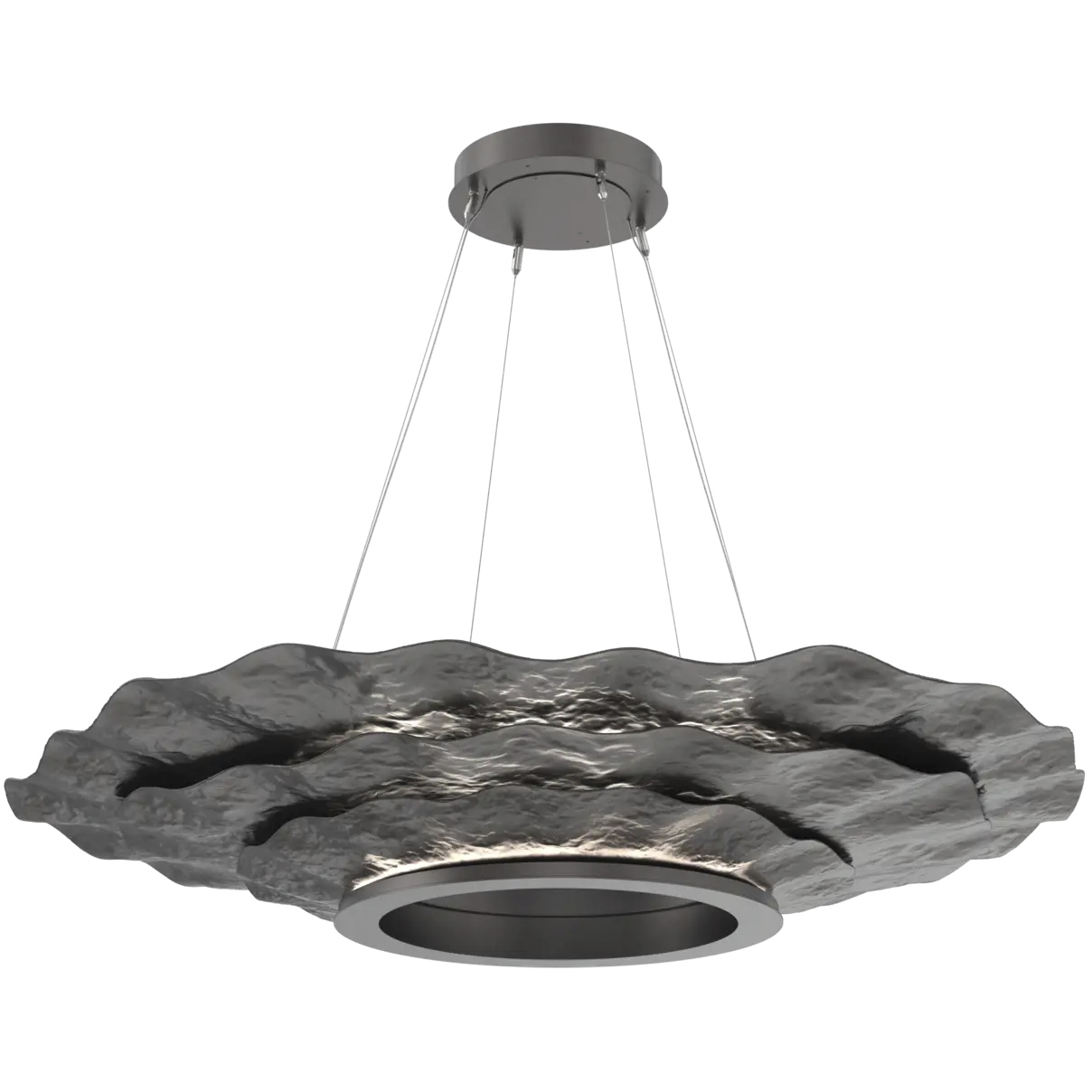 Delphine LED 51 inch Graphite Chandelier Ceiling Light