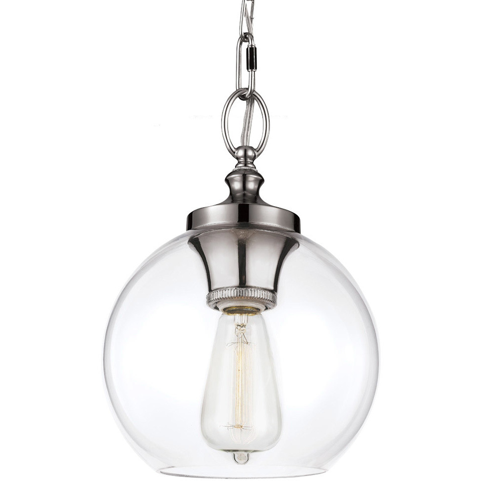 Sean Lavin Tabby 1 Light 8.5 inch Polished Nickel Mini-Pendant Ceiling Light