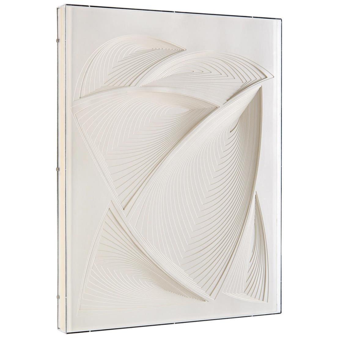 Tony Fey's White Aesthetic 40 X 31.25 inch Oils And Original Art, 3D
