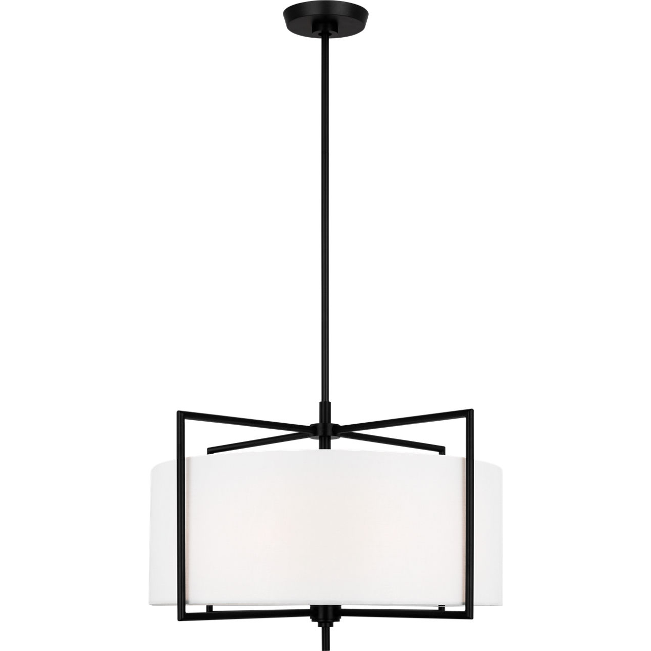 C&M by Chapman & Myers Perno 4 Light 23.25 inch Aged Iron Pendant Ceiling Light
