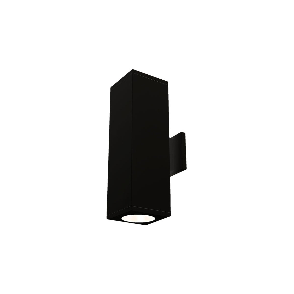 Cube Arch LED 5.5 inch Black Sconce Wall Light in Flood, 90, 2700K, Towards Wall