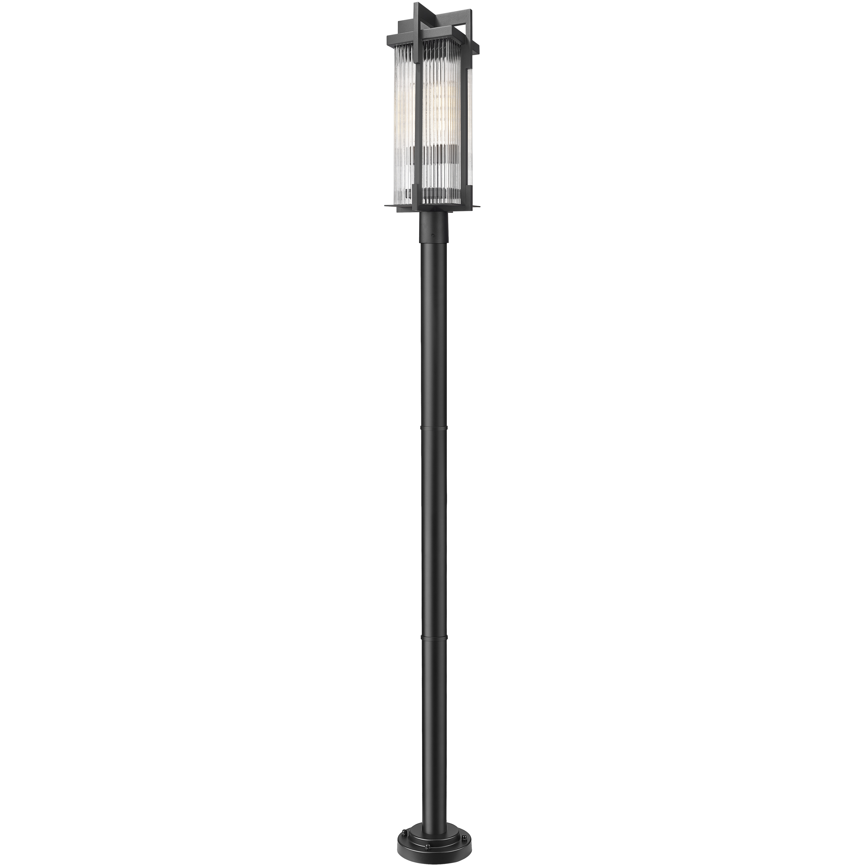 Fortis 2 Light 98.75 inch Sand Black Outdoor Post Mounted Fixture