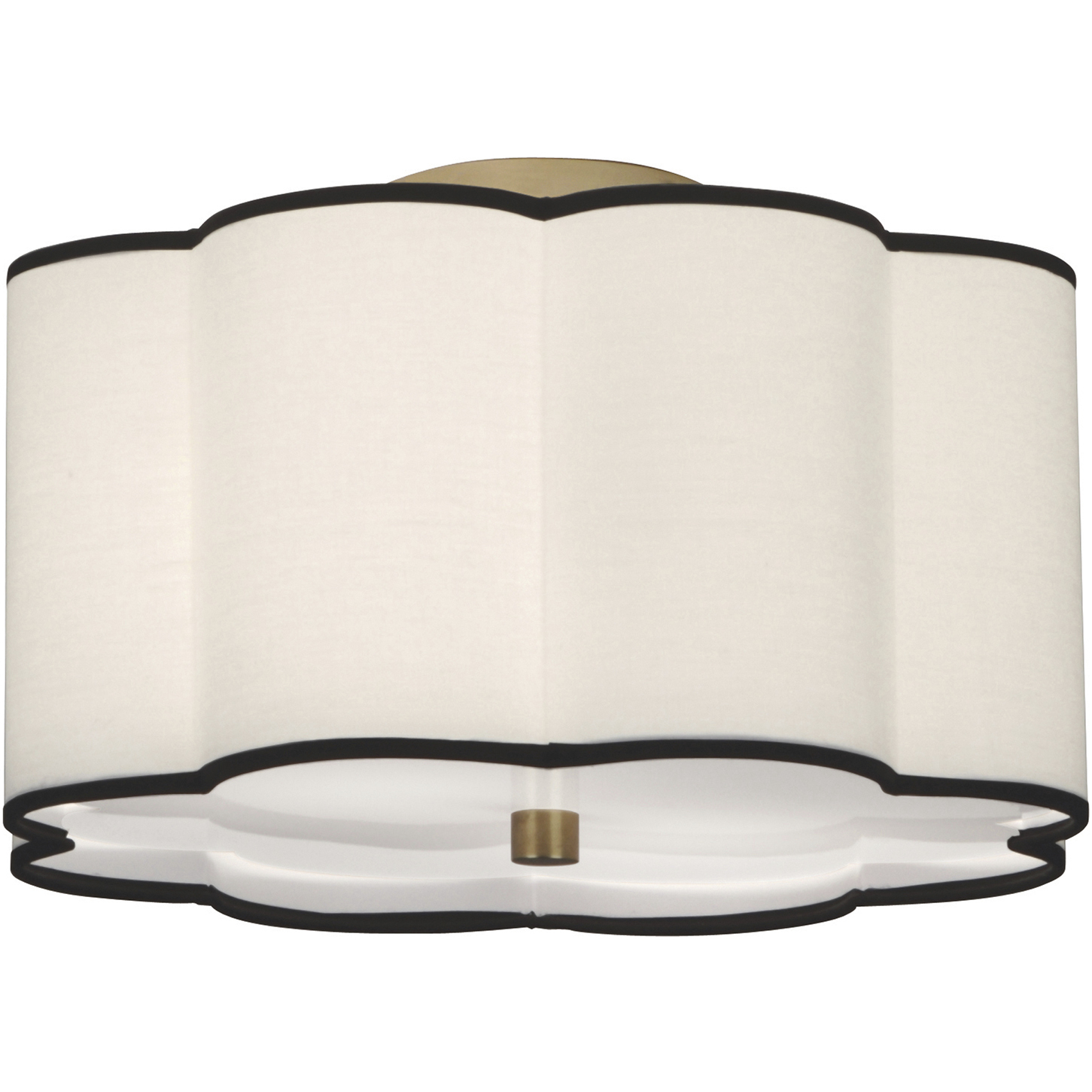Axis 2 Light 16 inch Aged Brass Flushmount Ceiling Light