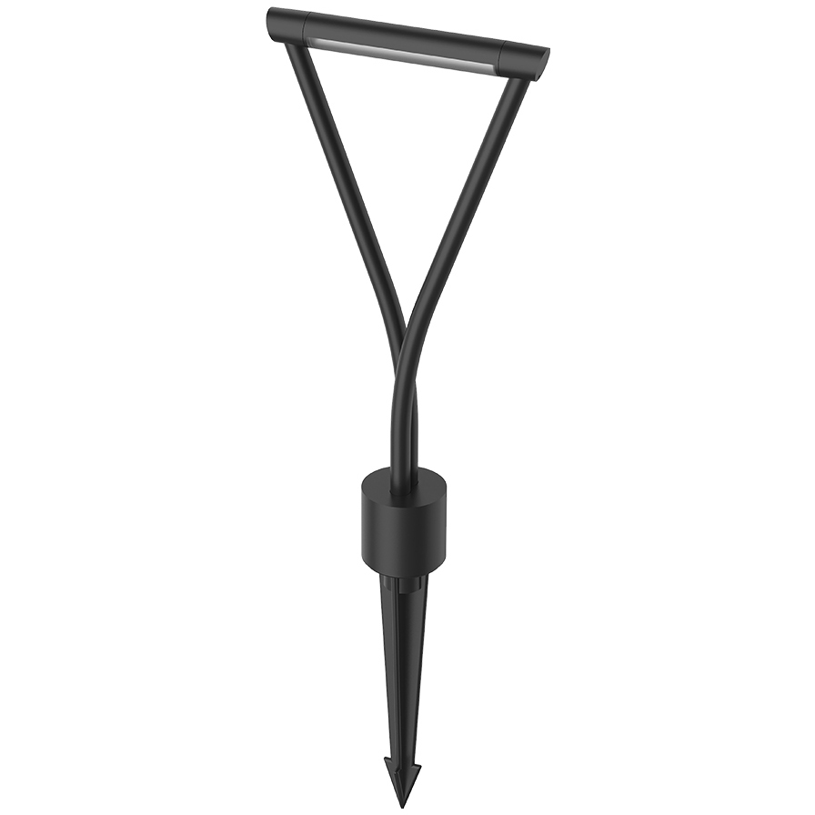 Maro 12 5 watt Black Pathway Light