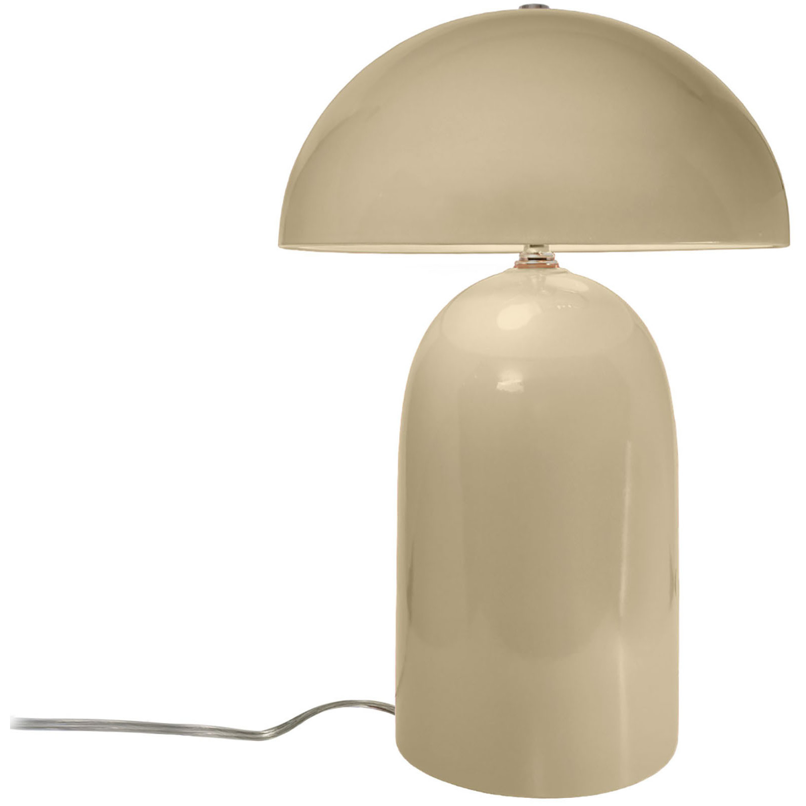 Portable 18.25 inch 60 watt Gloss White Table Lamp Portable Light
