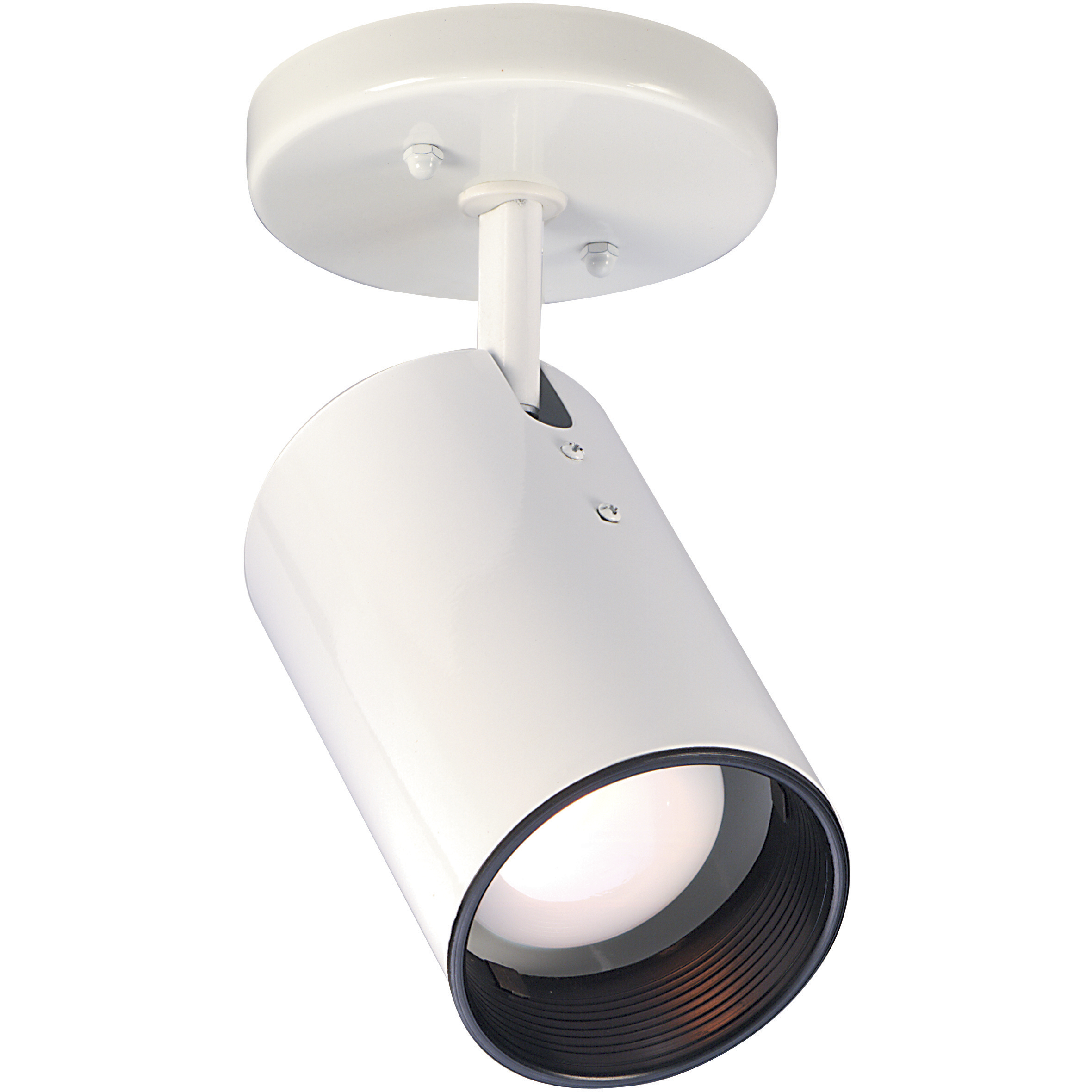 Brentwood 1 Light White Semi Flush Mount Ceiling Light