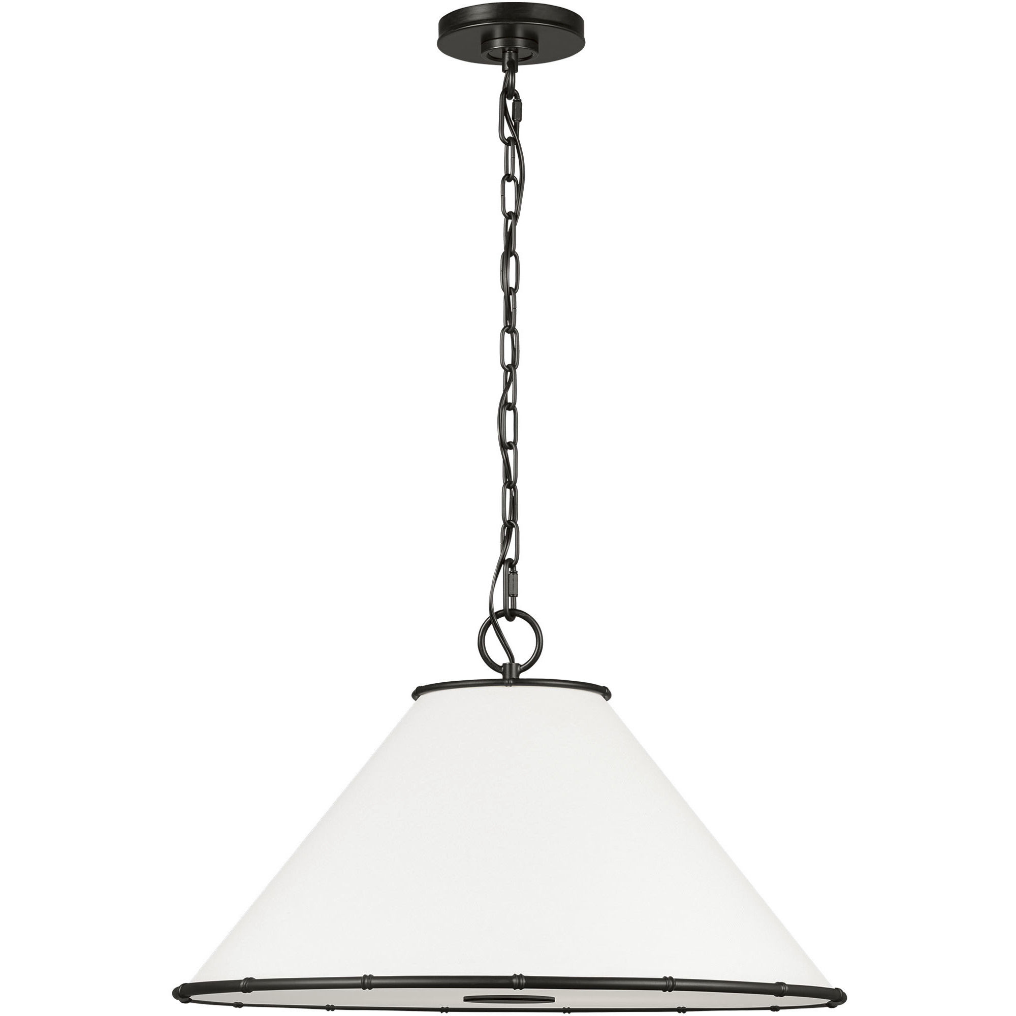 AH by Alexa Hampton Aldric 2 Light 22 inch Aged Iron Pendant Ceiling Light