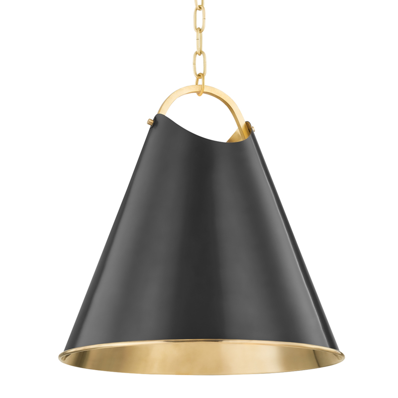 Burnbay 1 Light 18.25 inch Aged Old Bronze Pendant Ceiling Light