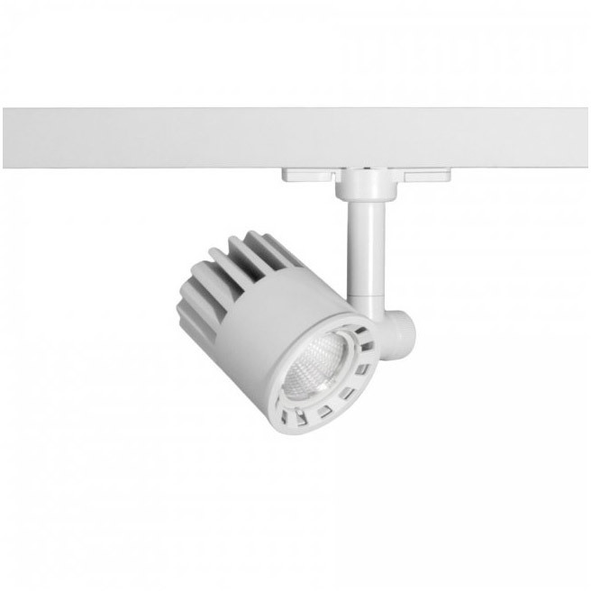 Exterminator 1 Light 120 Black Track Head Ceiling Light in Flood, 85, 4000K