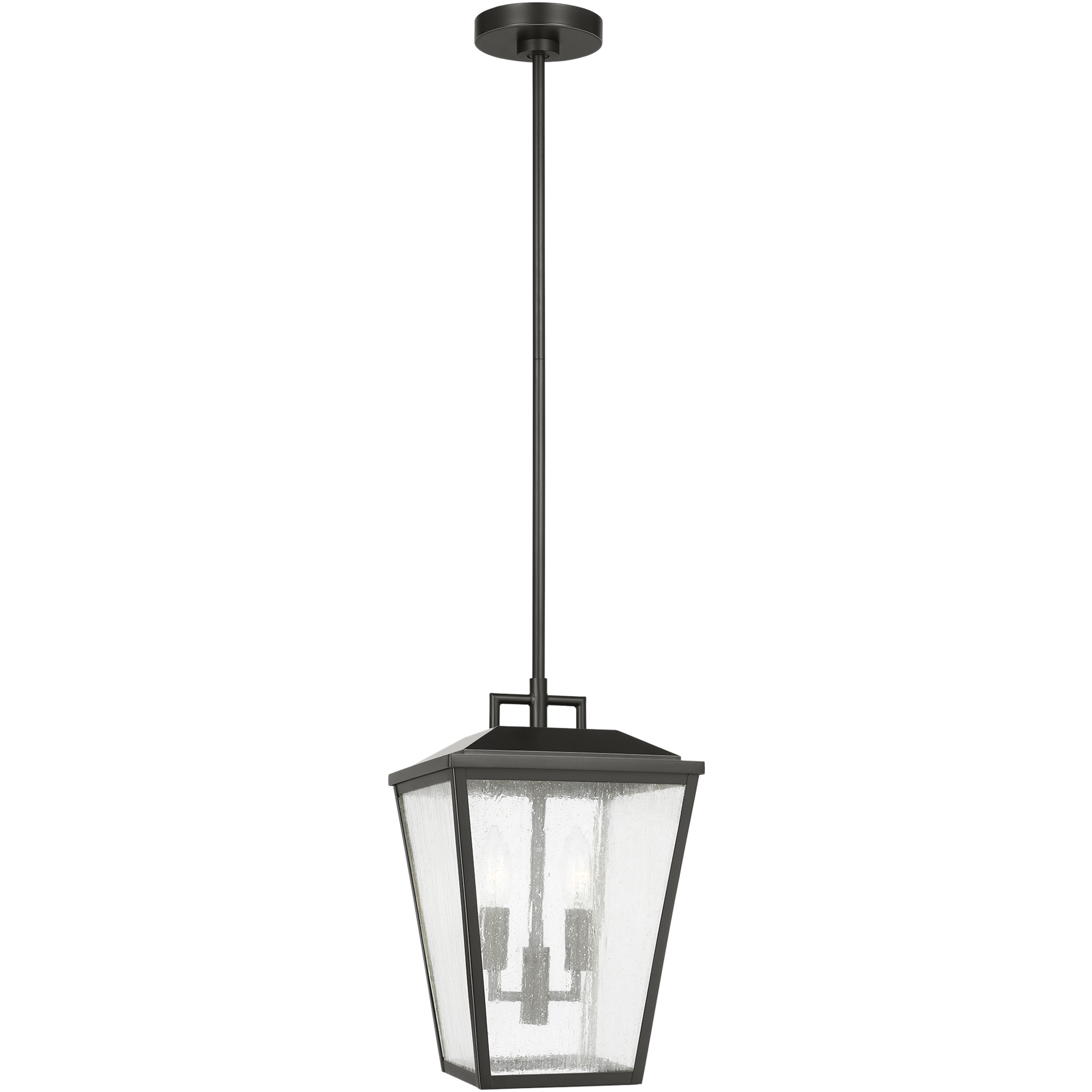 Drew & Jonathan Kennewick 2 Light 9 inch Antique Bronze Outdoor Pendant Lantern, Medium