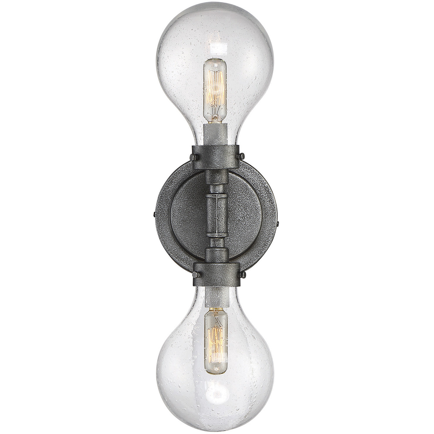 Dansk 2 Light 5.63 inch Galvanized Metal Wall Sconce Wall Light