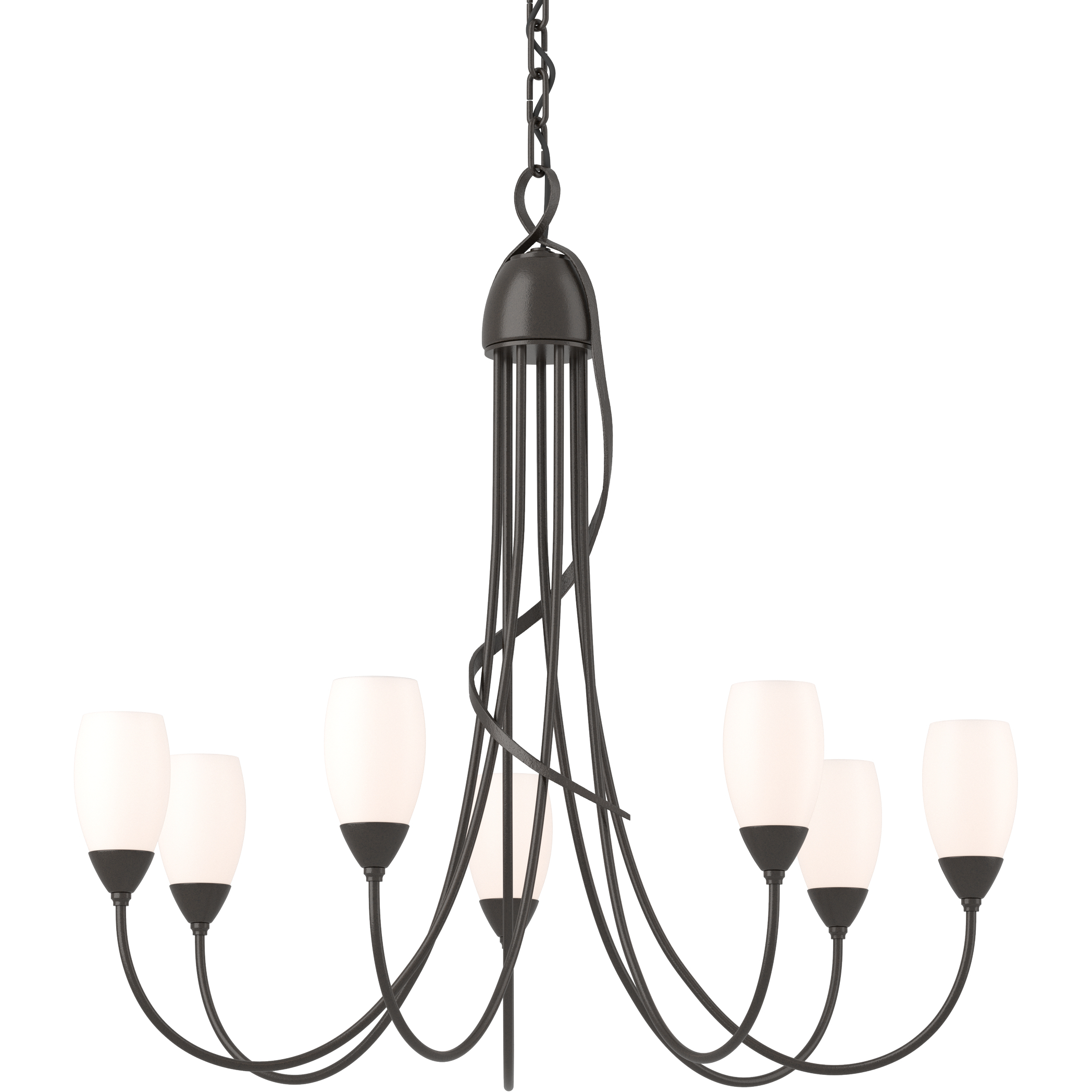 Flora 7 Light 24.9 inch Oil Rubbed Bronze Chandelier Ceiling Light