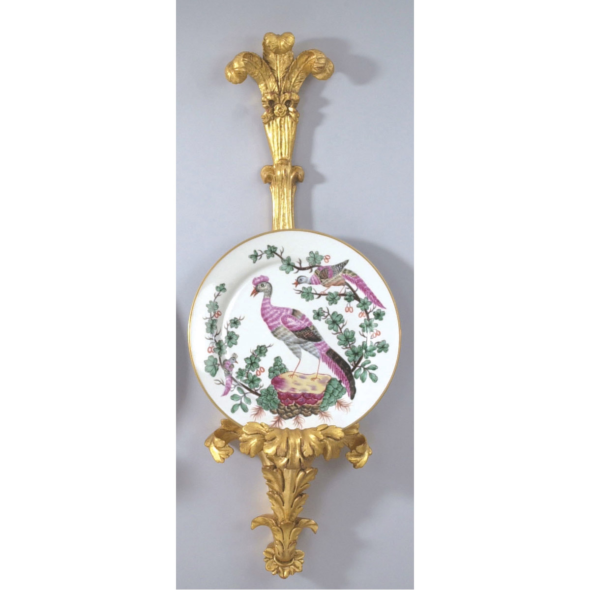 Chelsea House Antique Gold Plate Holder