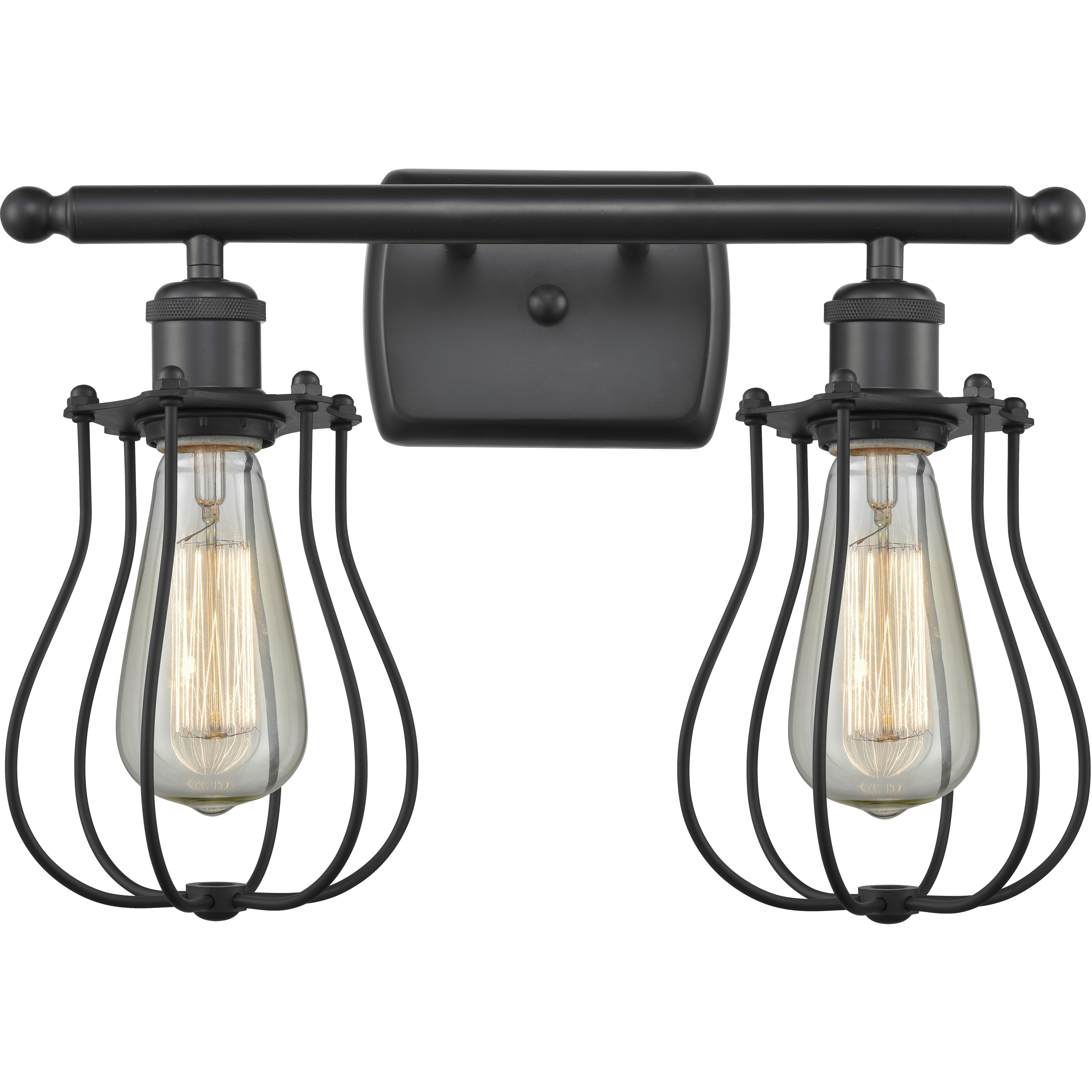 Austere Barrington LED 16 inch Matte Black Bath Vanity Light Wall Light