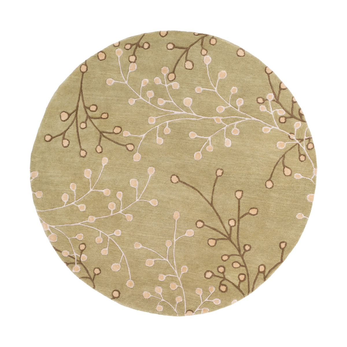 Athena 72 inch Taupe/Olive/Tan/Camel Rugs, Wool