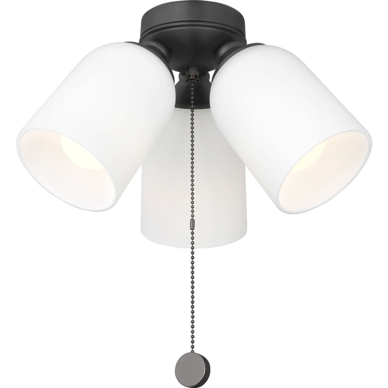 Emile LED Midnight Black Fan Light Kit